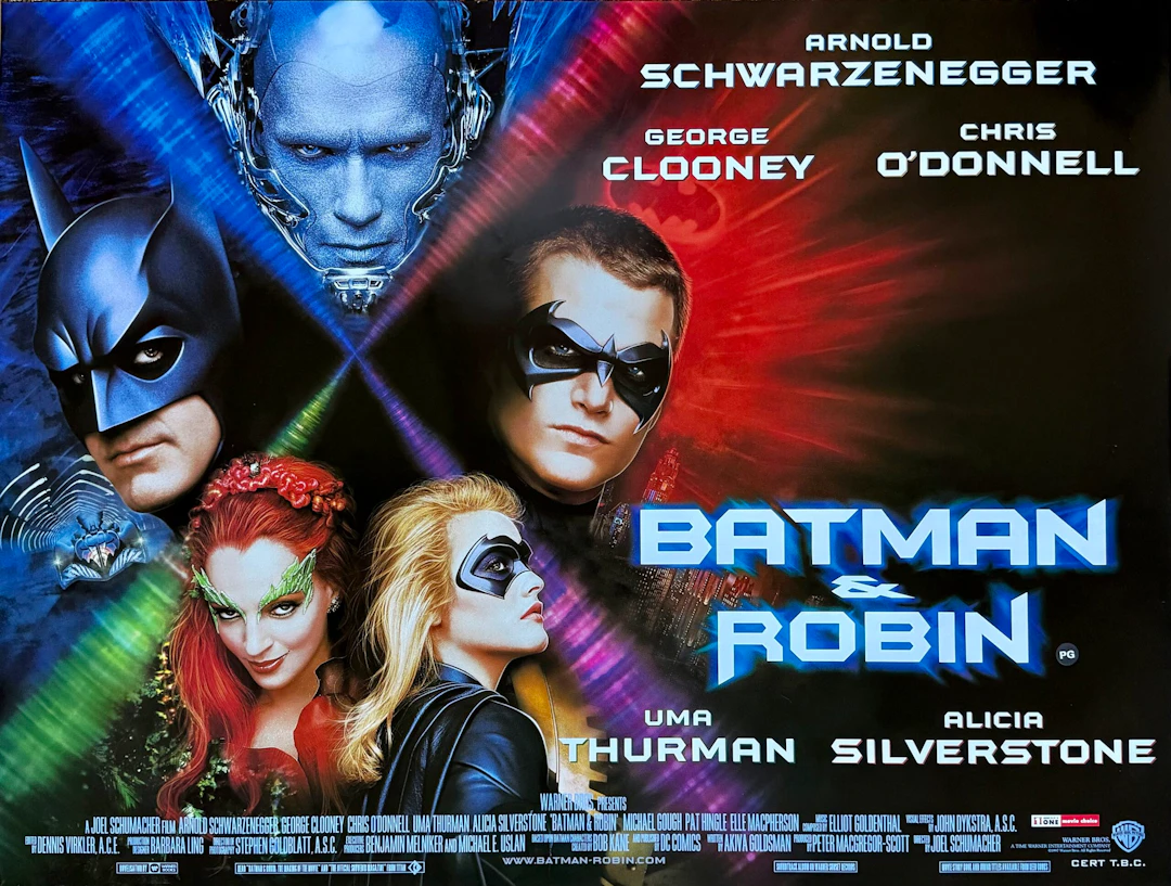 Original Batman & Robin Movie Poster - George Clooney