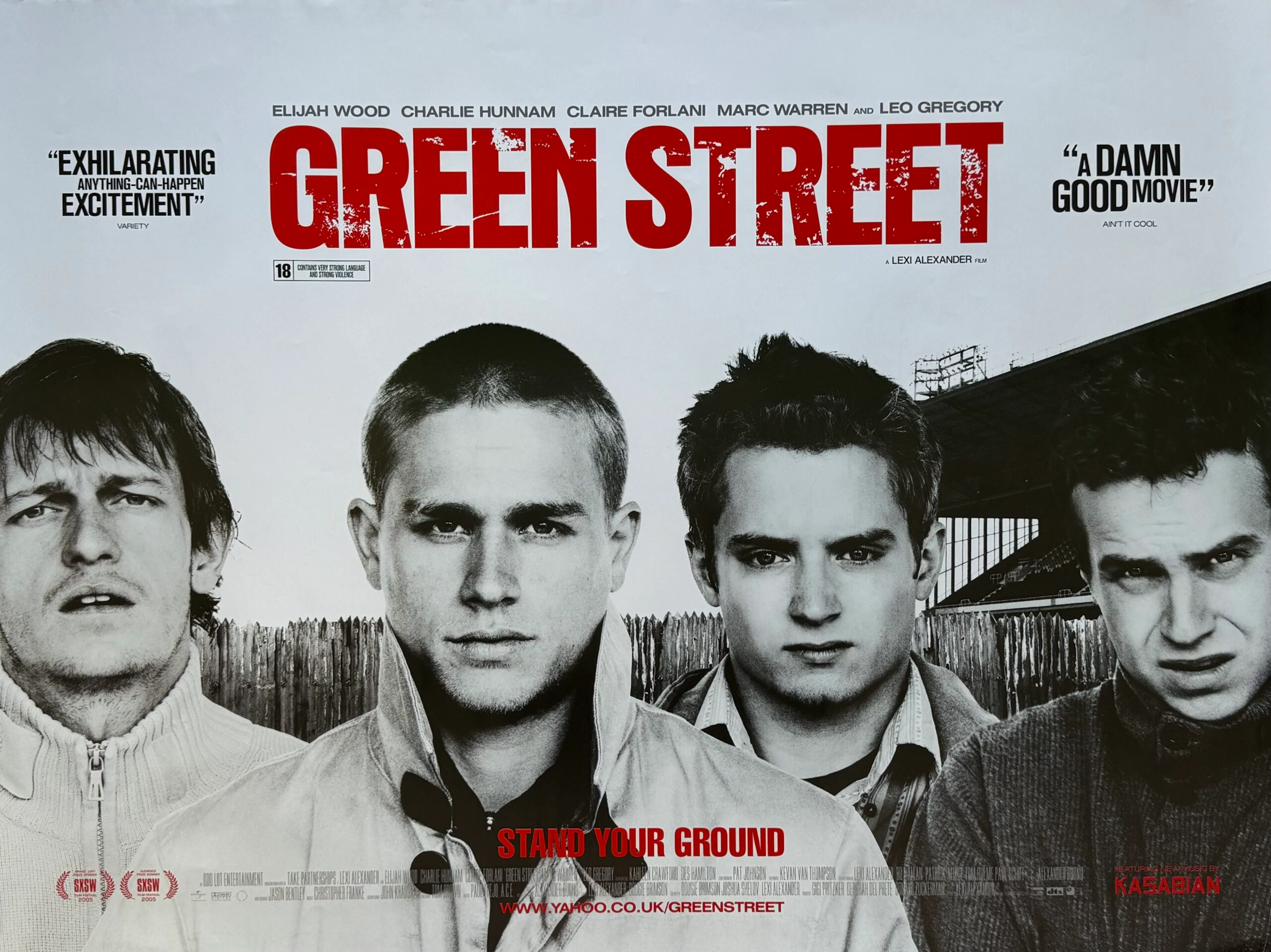 Original Green Street Movie Poster - Football - Charlie Hunnam