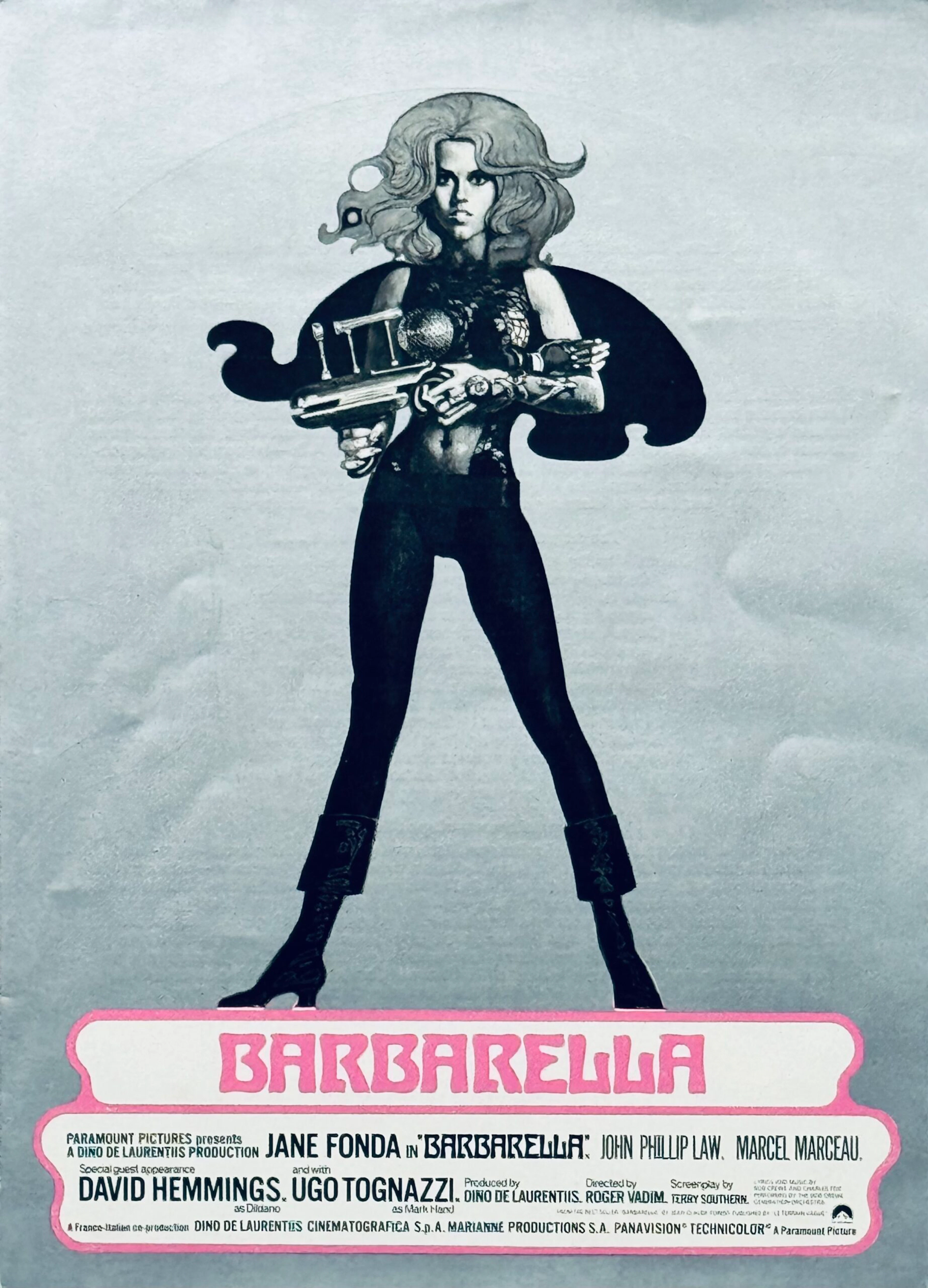 Original Barbarella Movie Poster - Jane Fonda - Roger Vadim