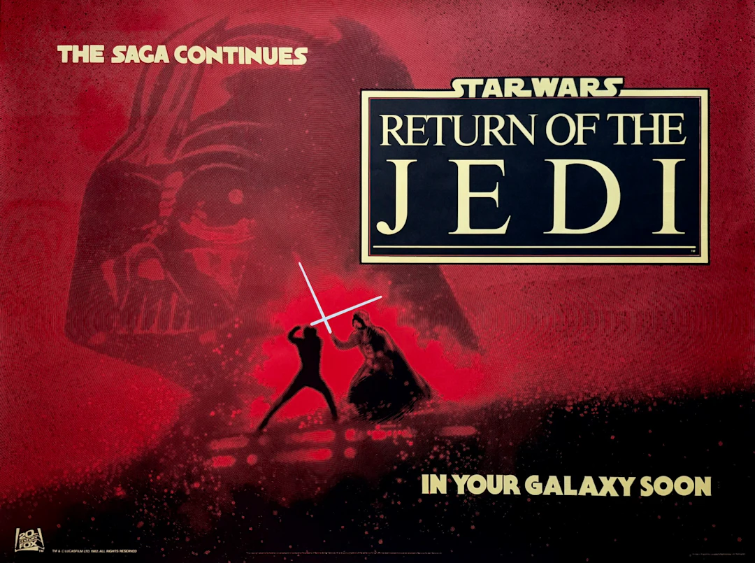 Original Star Wars: Episode VI - Return of the Jedi Movie Poster