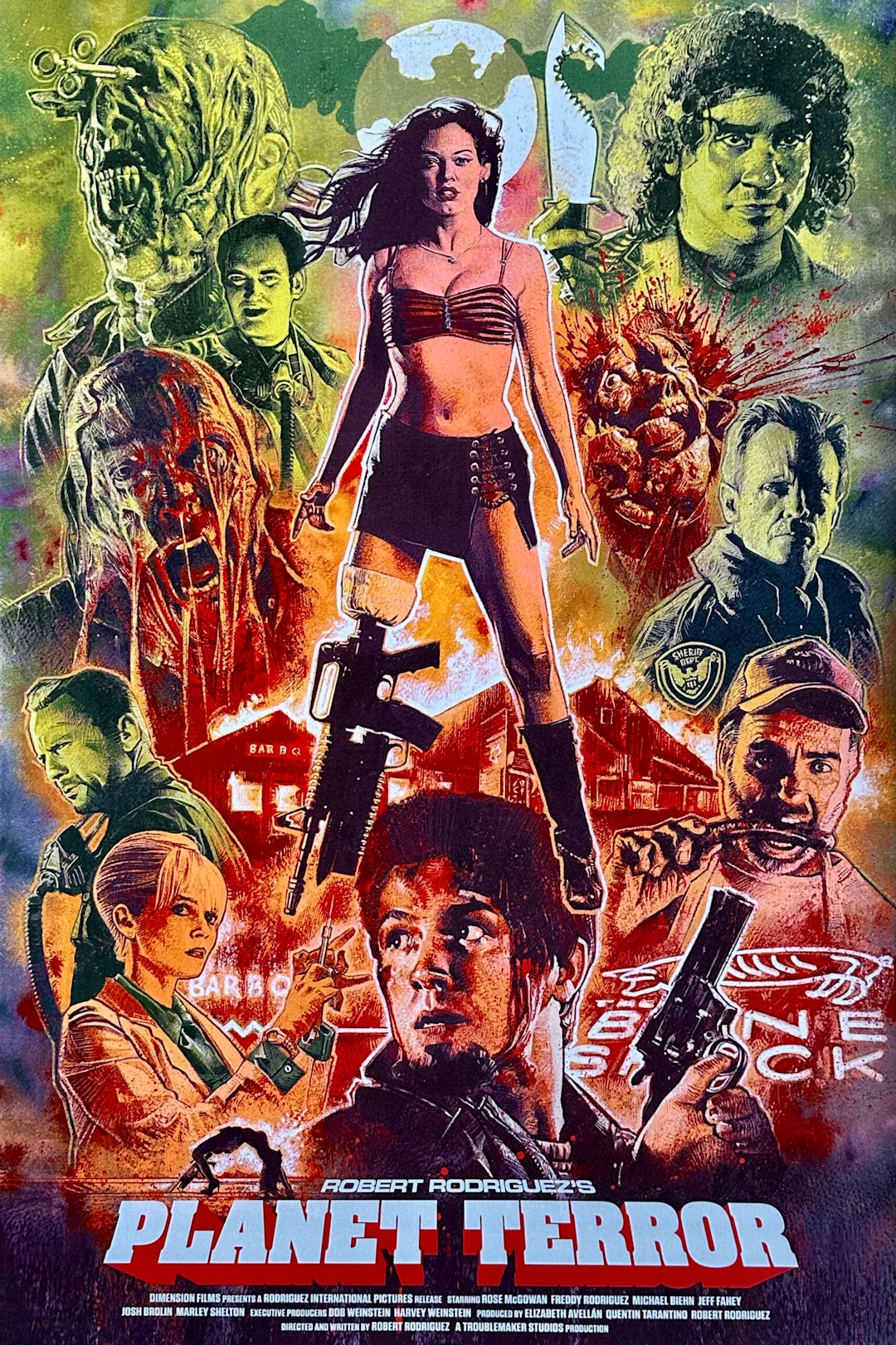 Planet Terror Alternative Movie Poster - Robert Rodriguez
