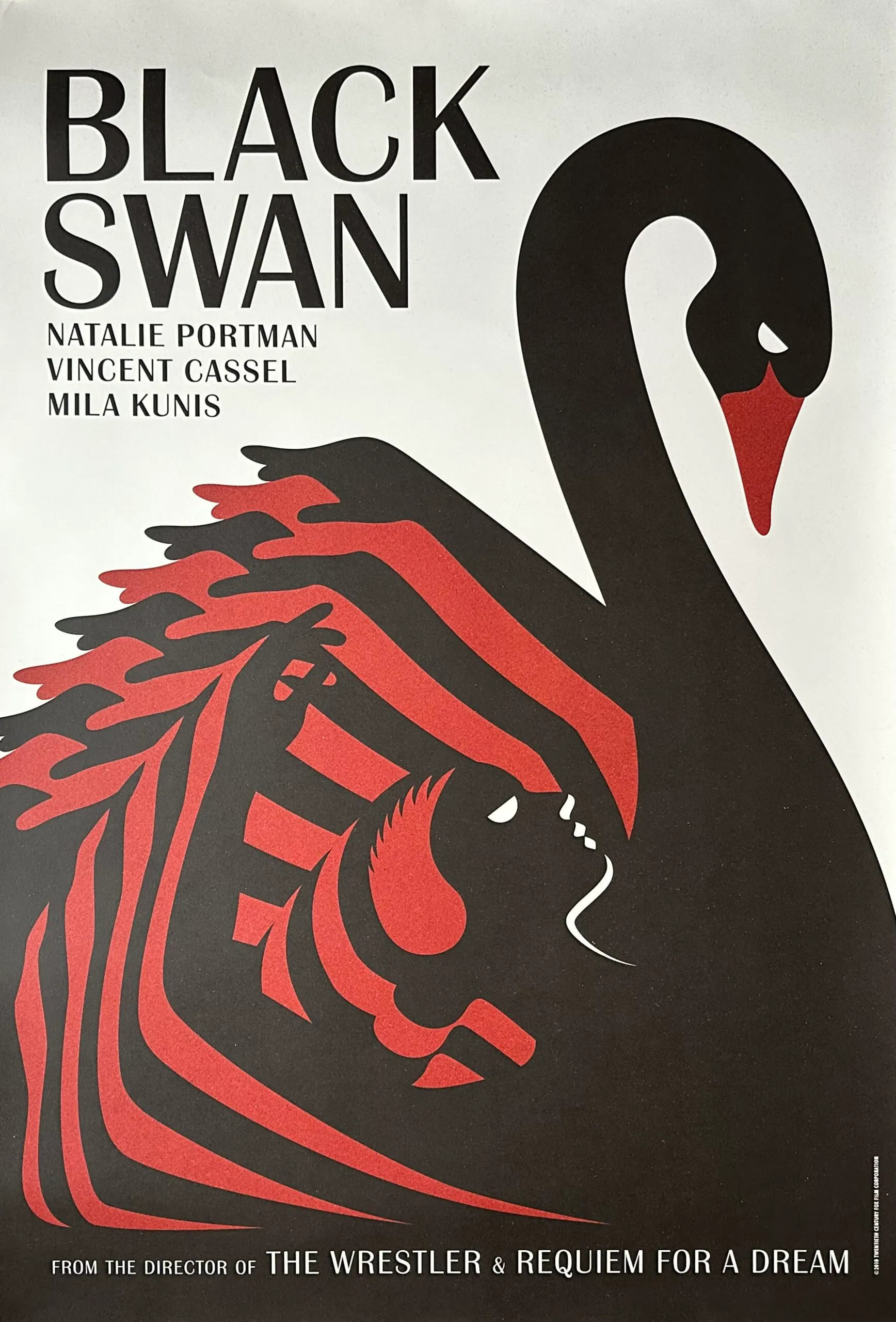 Original Black Swan Movie Poster - La Boca - Natalie Portman | Barnebys