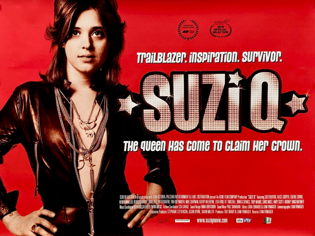 Original SUZI Q Movie Poster - Suzi Quatro - Liam Firmager - Rock Music