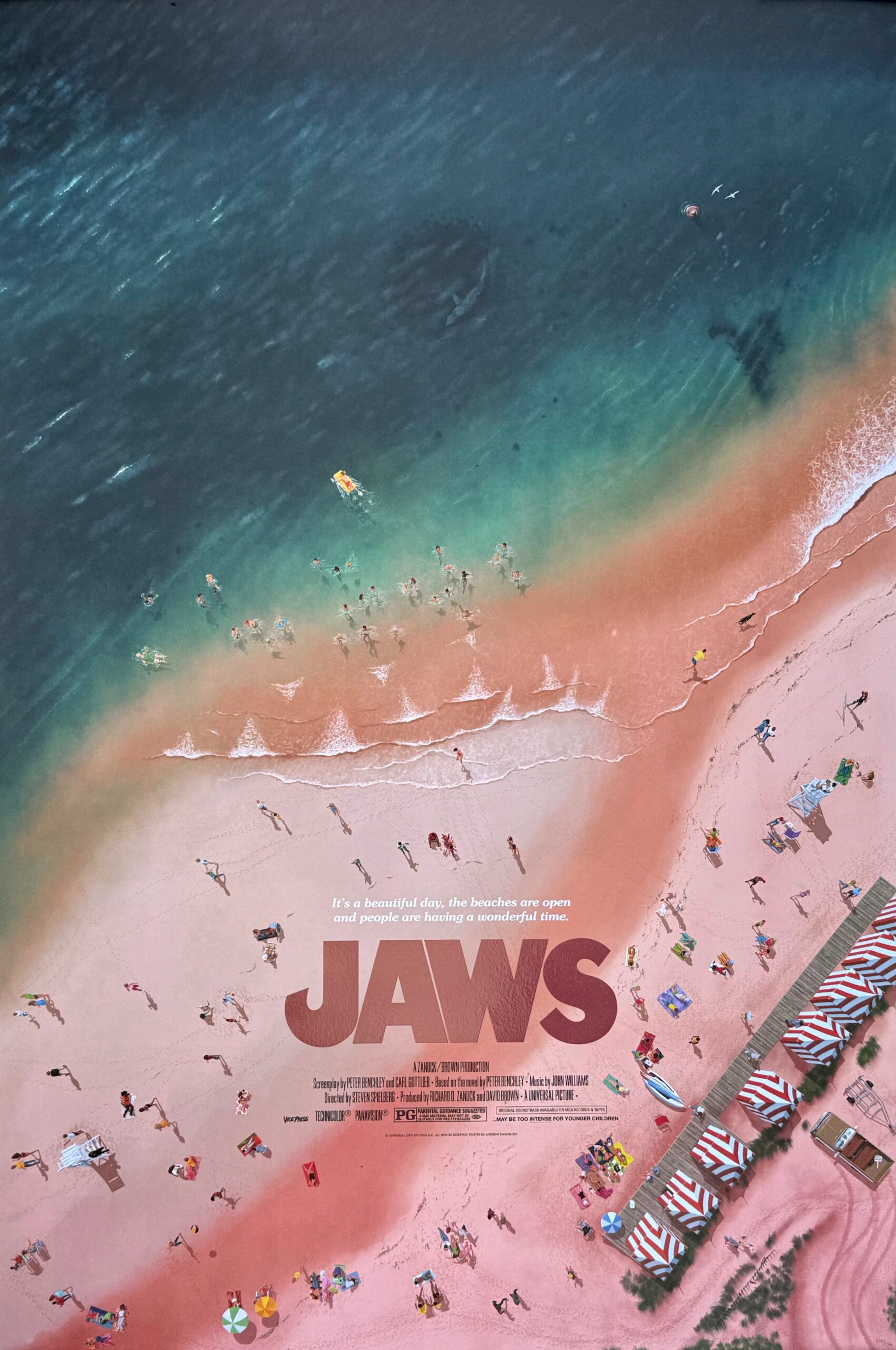 Jaws Alternative Movie Poster - Steven Spielberg - Art Print