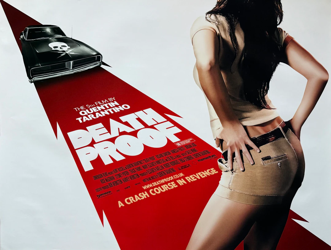 Original Death Proof Movie Poster - Quentin Tarantino - Zoe Bell