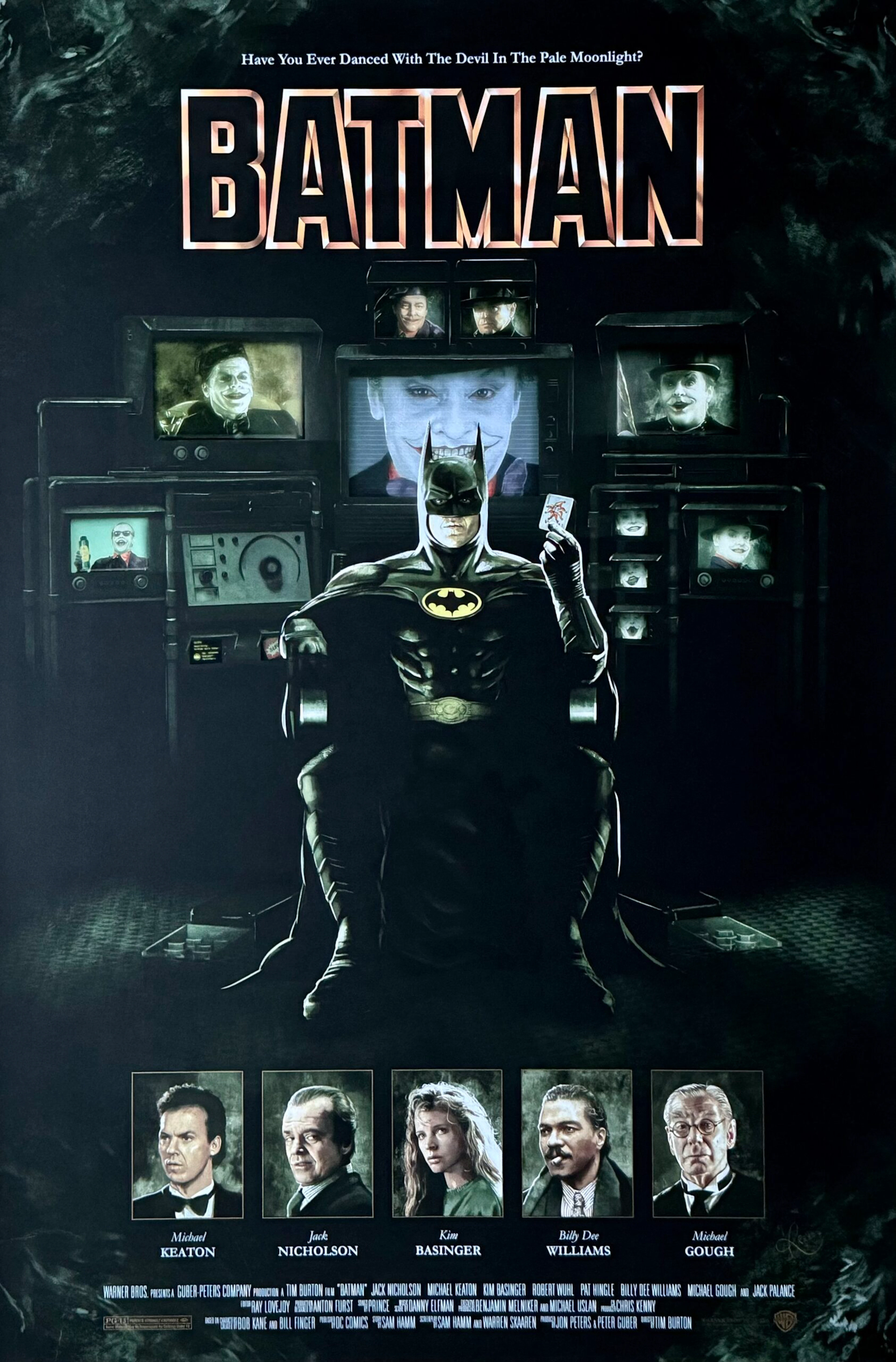 Batman Alternative Movie Poster - Alberto Reyes - Tim Burton