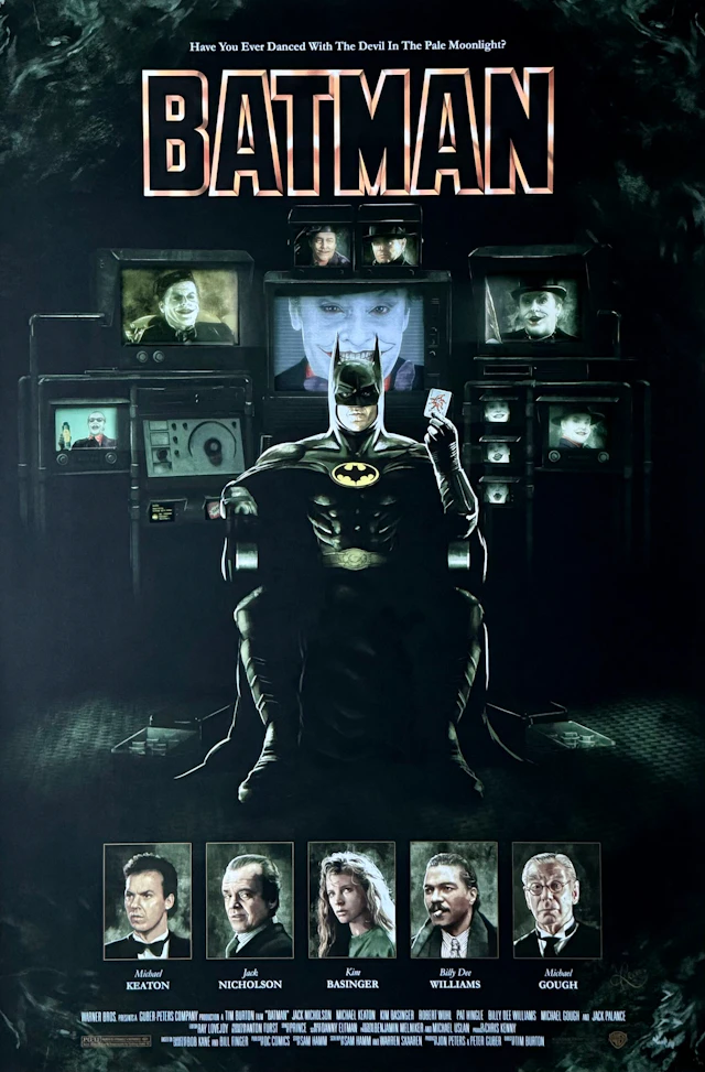 Batman Alternative Movie Poster - Alberto Reyes - Tim Burton