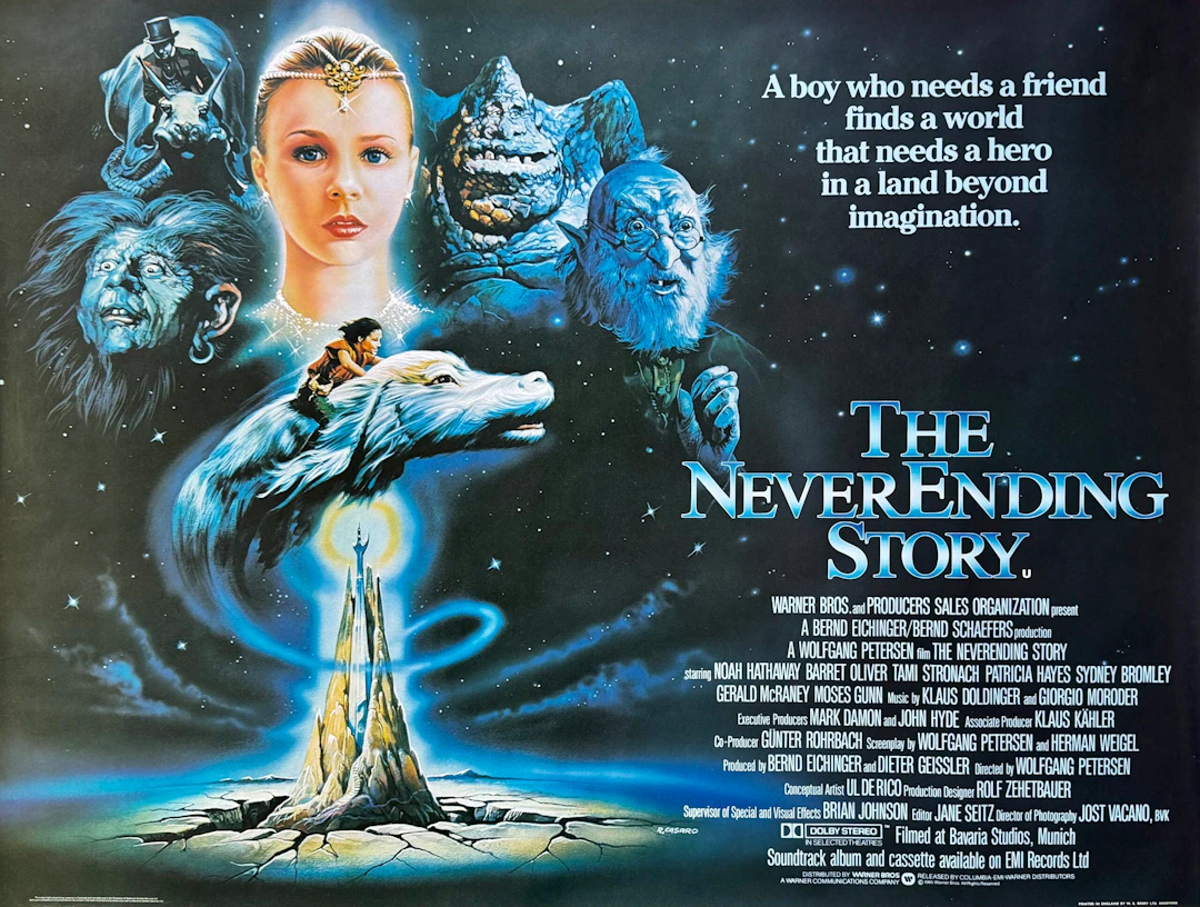 Original The NeverEnding Story Movie Poster - Fantasy