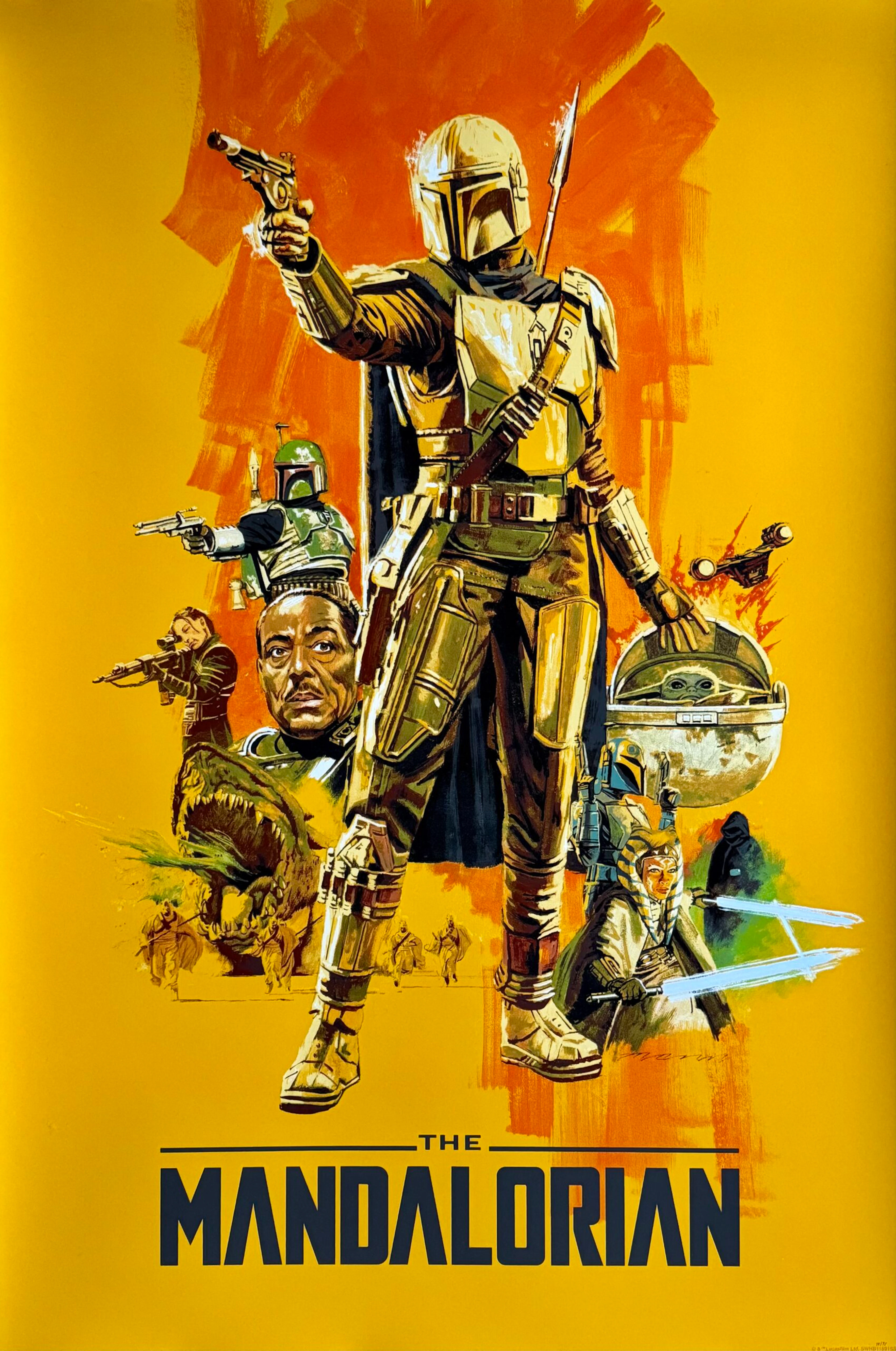 The Mandalorian Alternative Poster - Grogu - Paul Mann