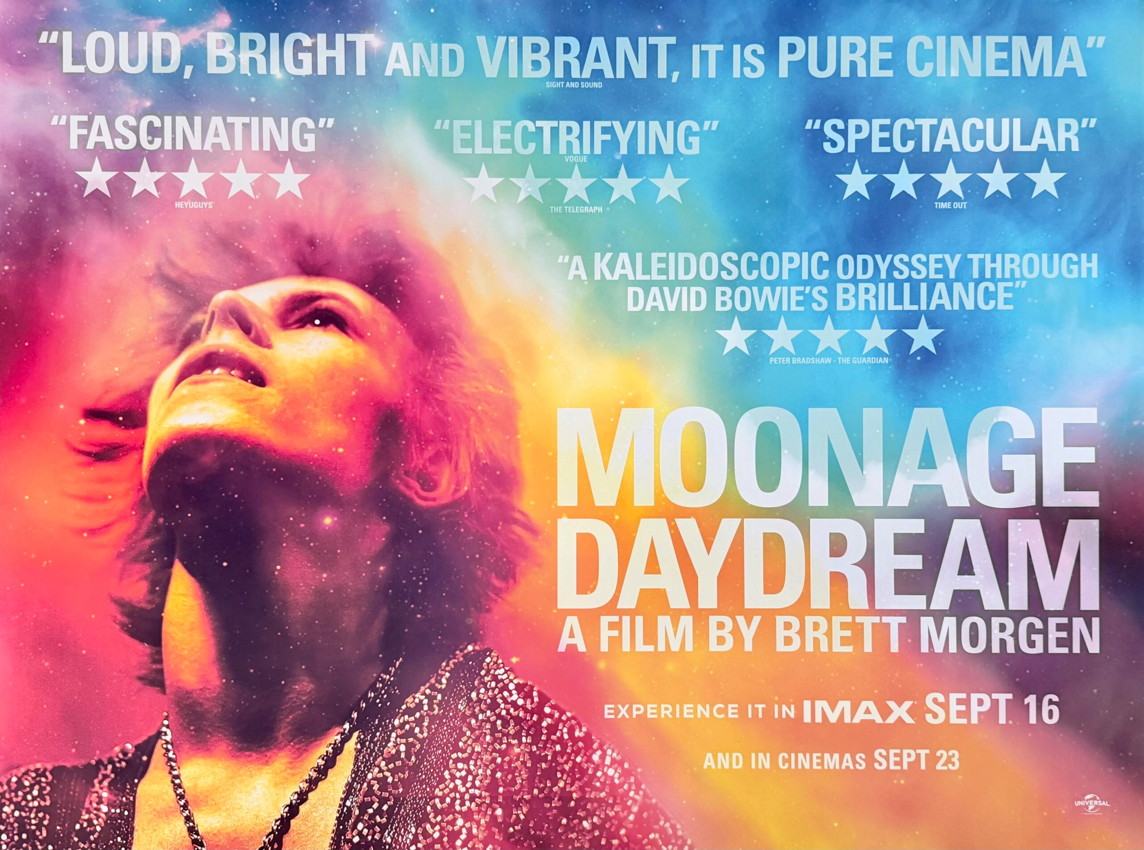 Original Moonage Daydream Movie Poster - David Bowie - Music