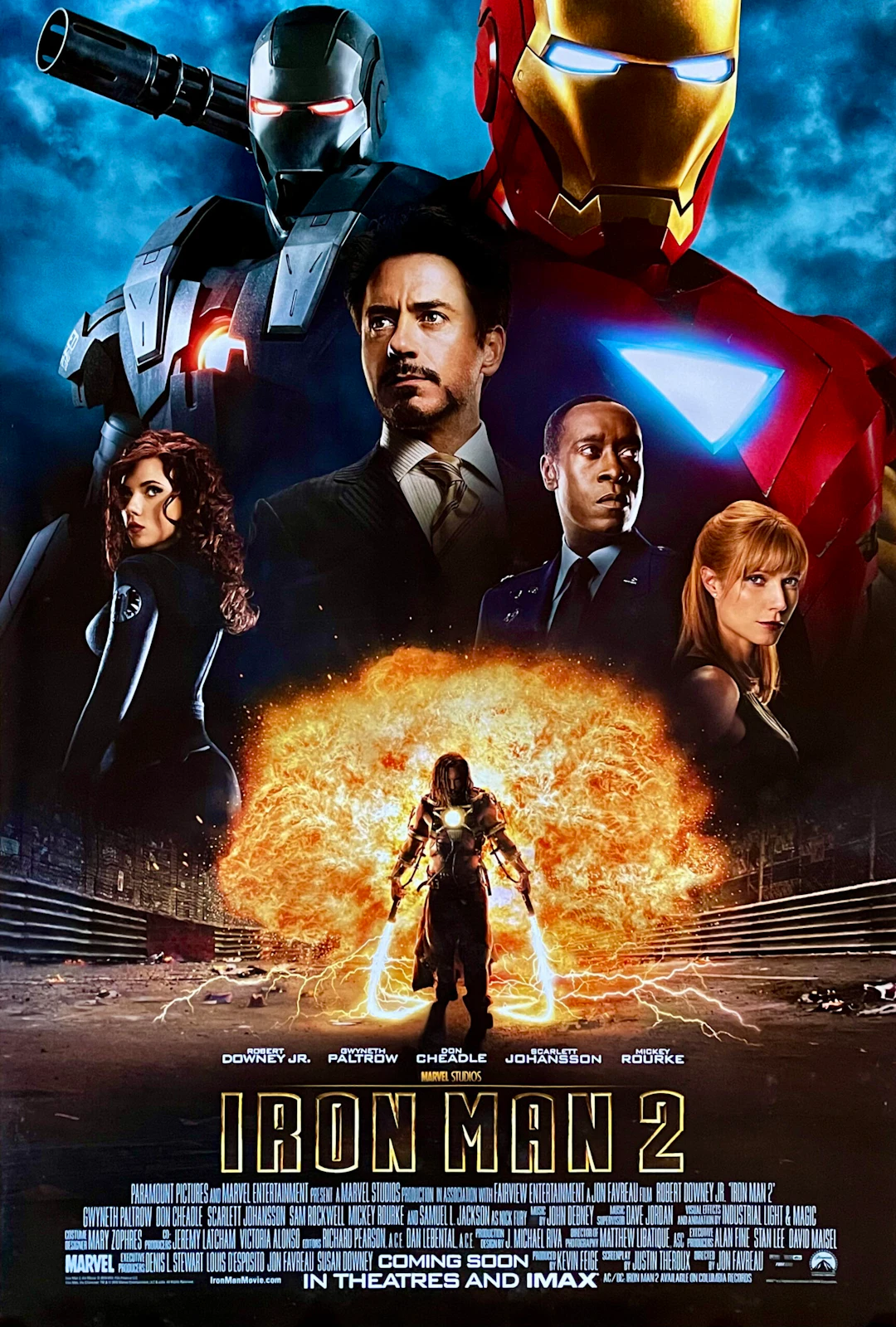 Original Iron Man 2 Movie Poster - Tony Stark - Marvel Studios - Iron Man