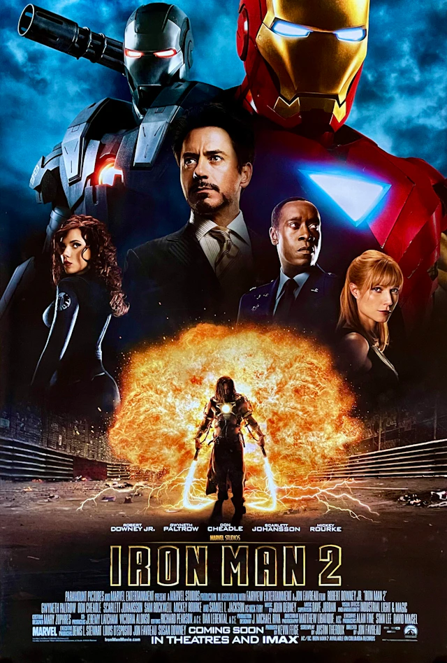 Original Iron Man 2 Movie Poster - Tony Stark - Marvel Studios - Iron Man