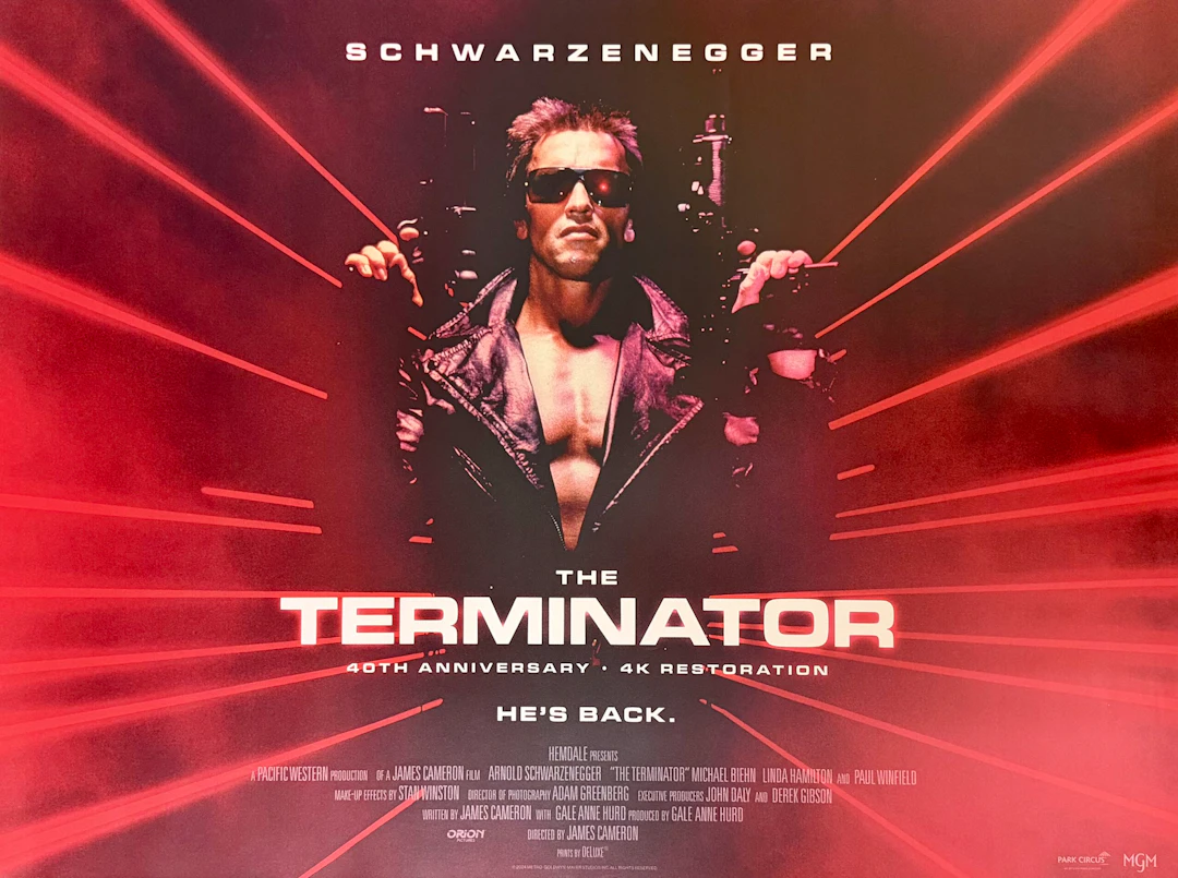 Original The Terminator Movie Poster - Arnold Schwarzenegger