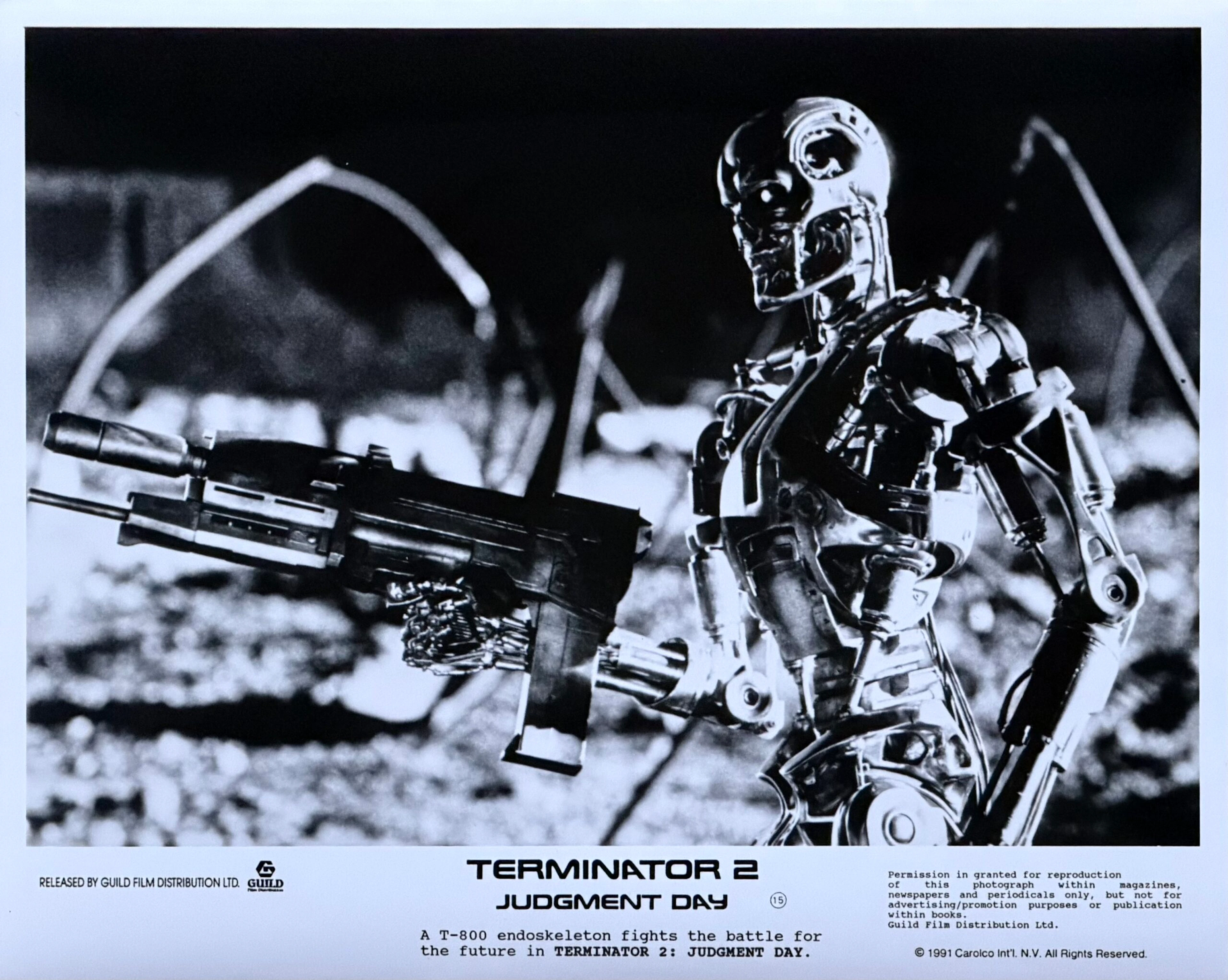 Original Terminator 2: Judgement Day Movie Poster