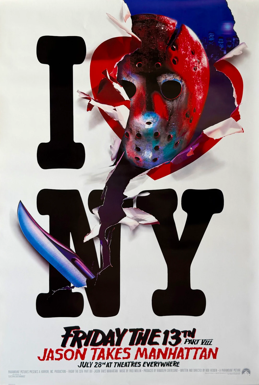Friday the 13th Part VIII: Jason Takes Manhattan Movie Poster