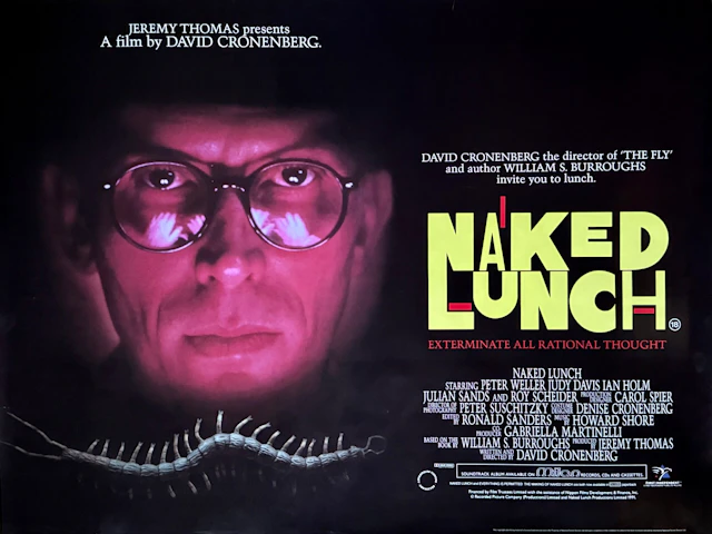 Original Naked Lunch Movie Poster - David Cronenberg - Mystery
