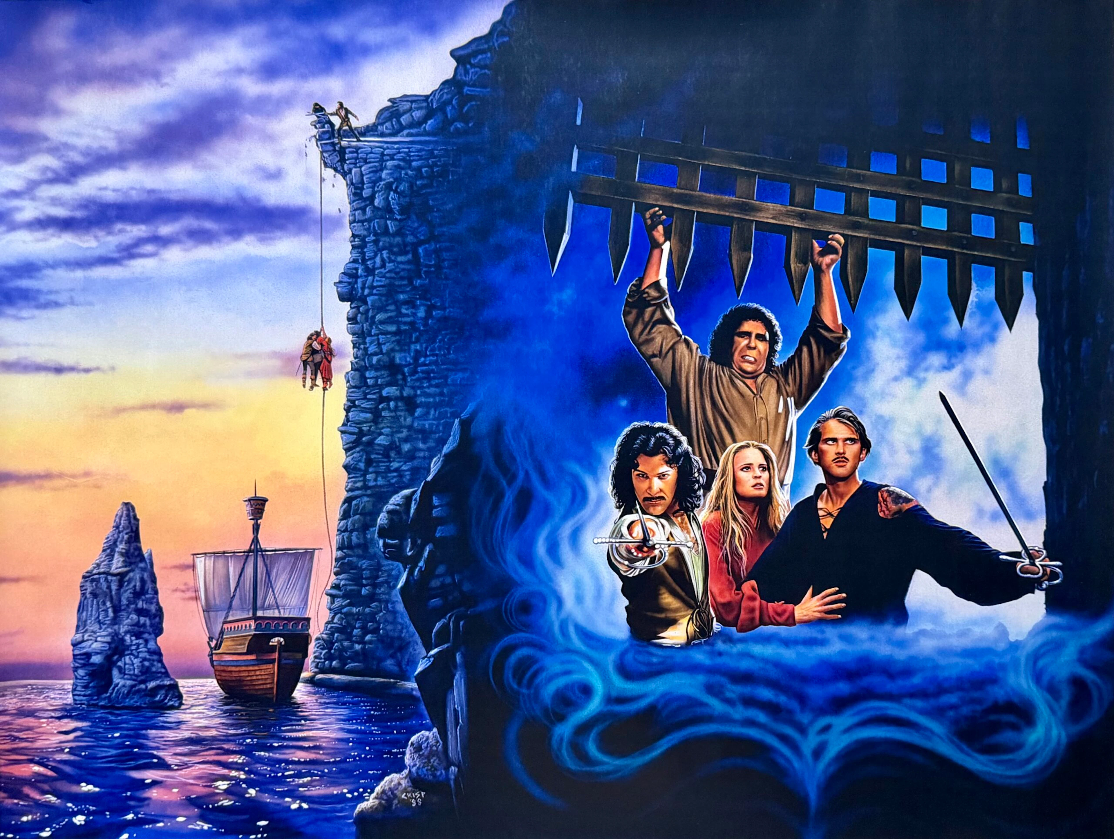 Original The Princess Bride Movie Poster - Rob Reiner - Fairy Tale