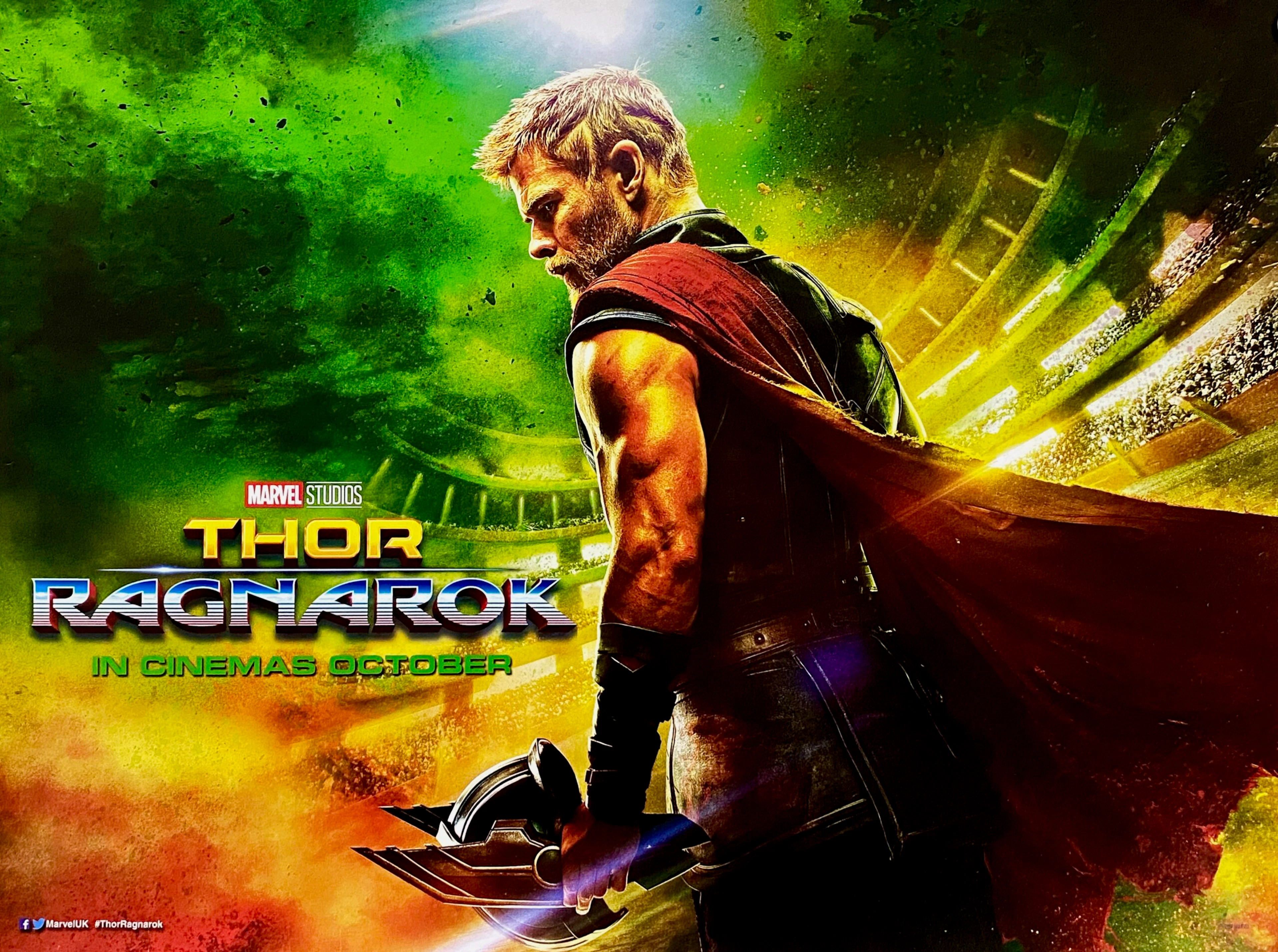 THOR: Ragnarok Movie Poster - Super Hero - Marvel - Loki - Hulk