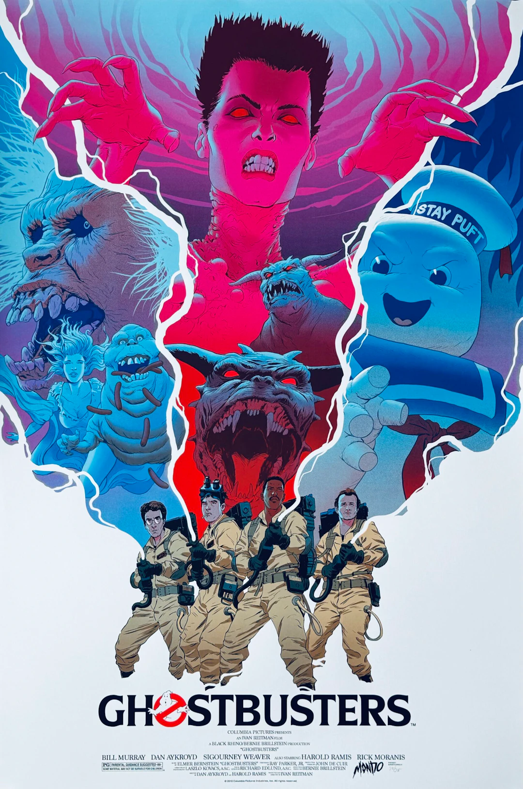Ghostbusters Alternative Movie Poster - Robert Sammelin