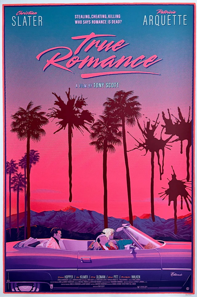 True Romance Alternative Movie Poster - Laurent Durieux