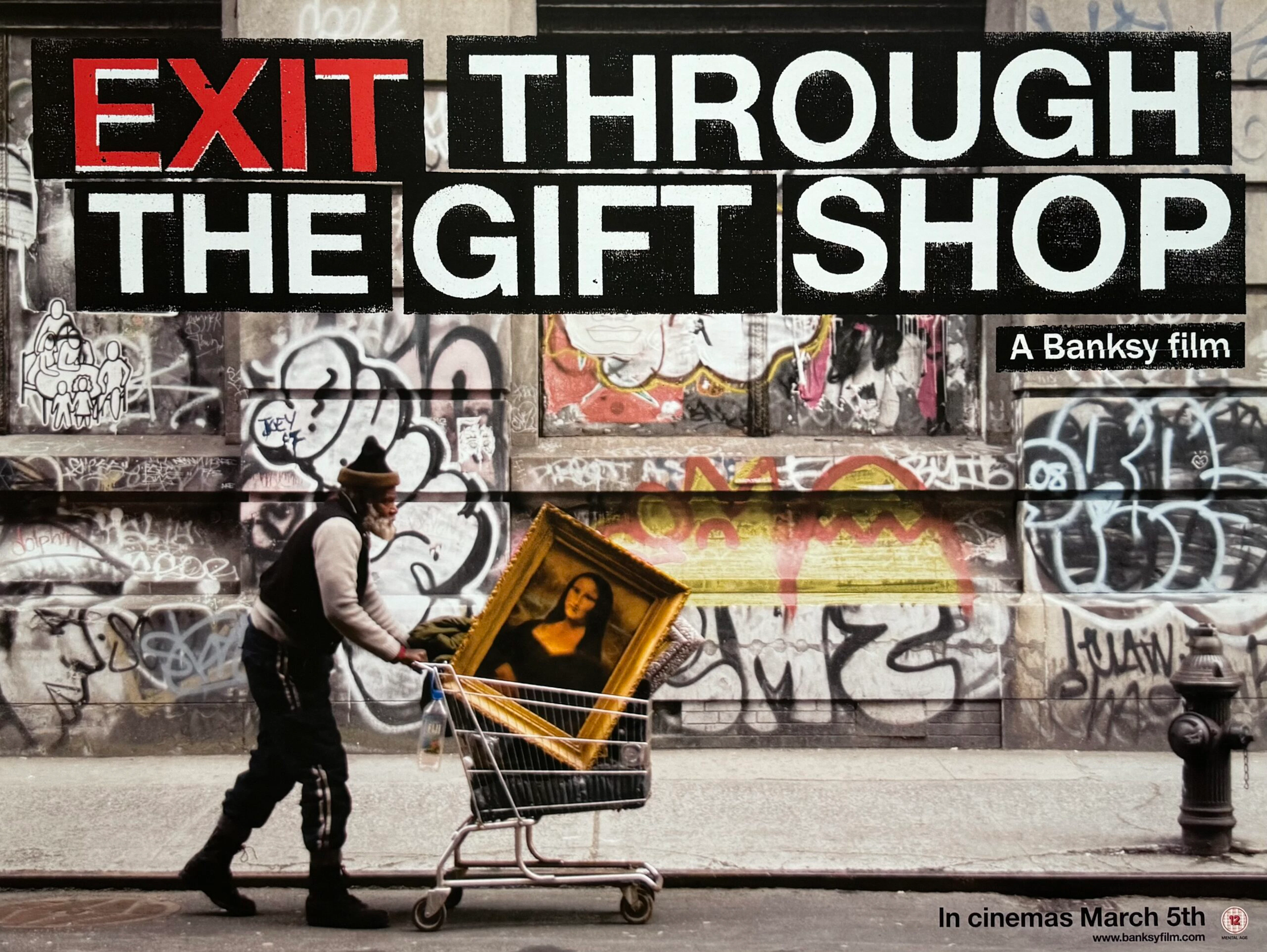 Original Exit Through the Gift Shop Movie Poster - Banksy