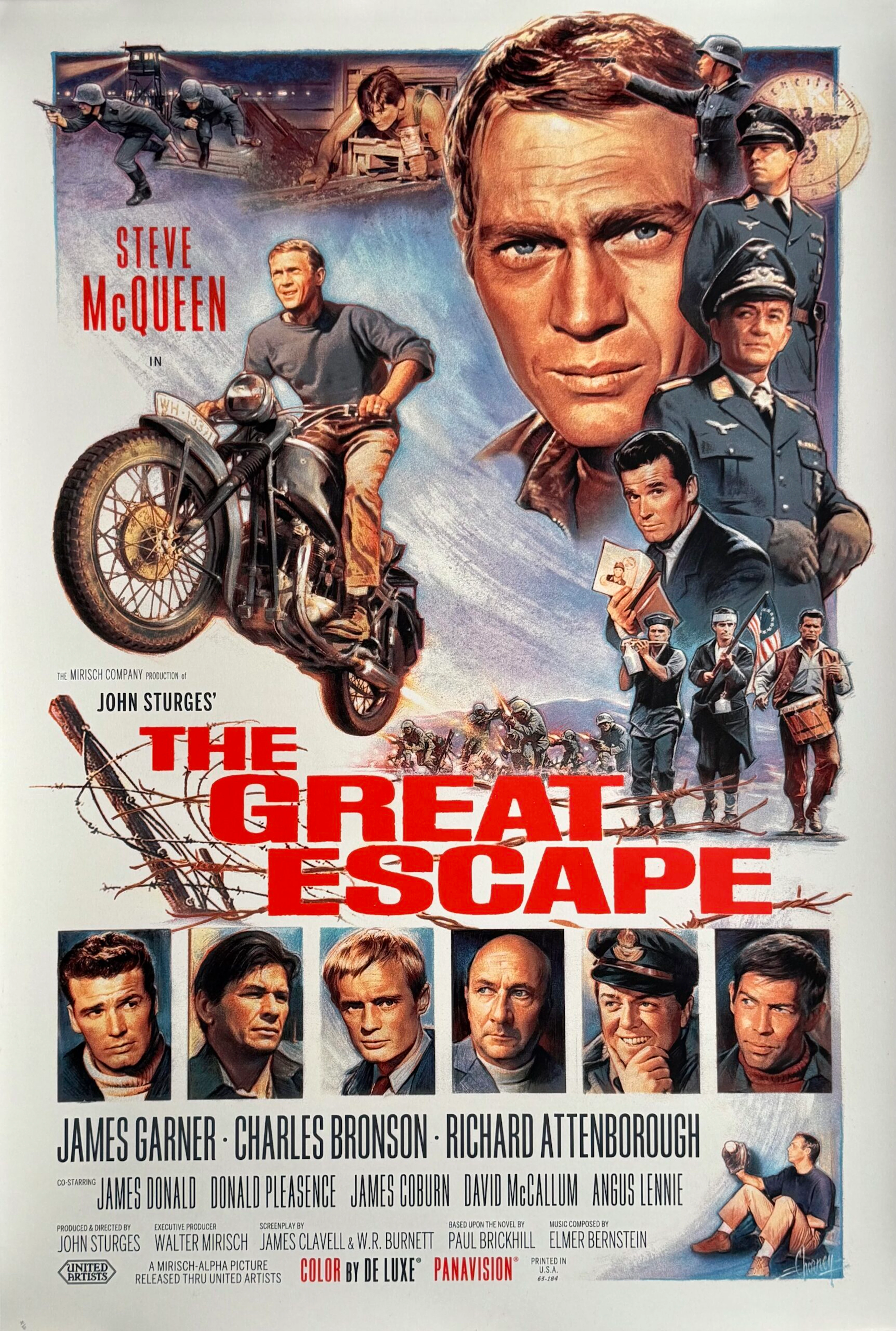 The Great Escape Alternative Movie Poster - Steve McQueen