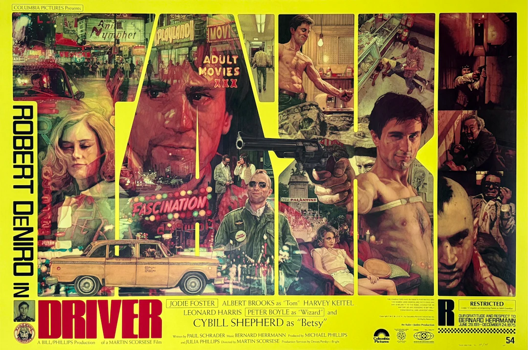 Taxi Driver Alternative Movie Poster - Krzysztof Domaradzki
