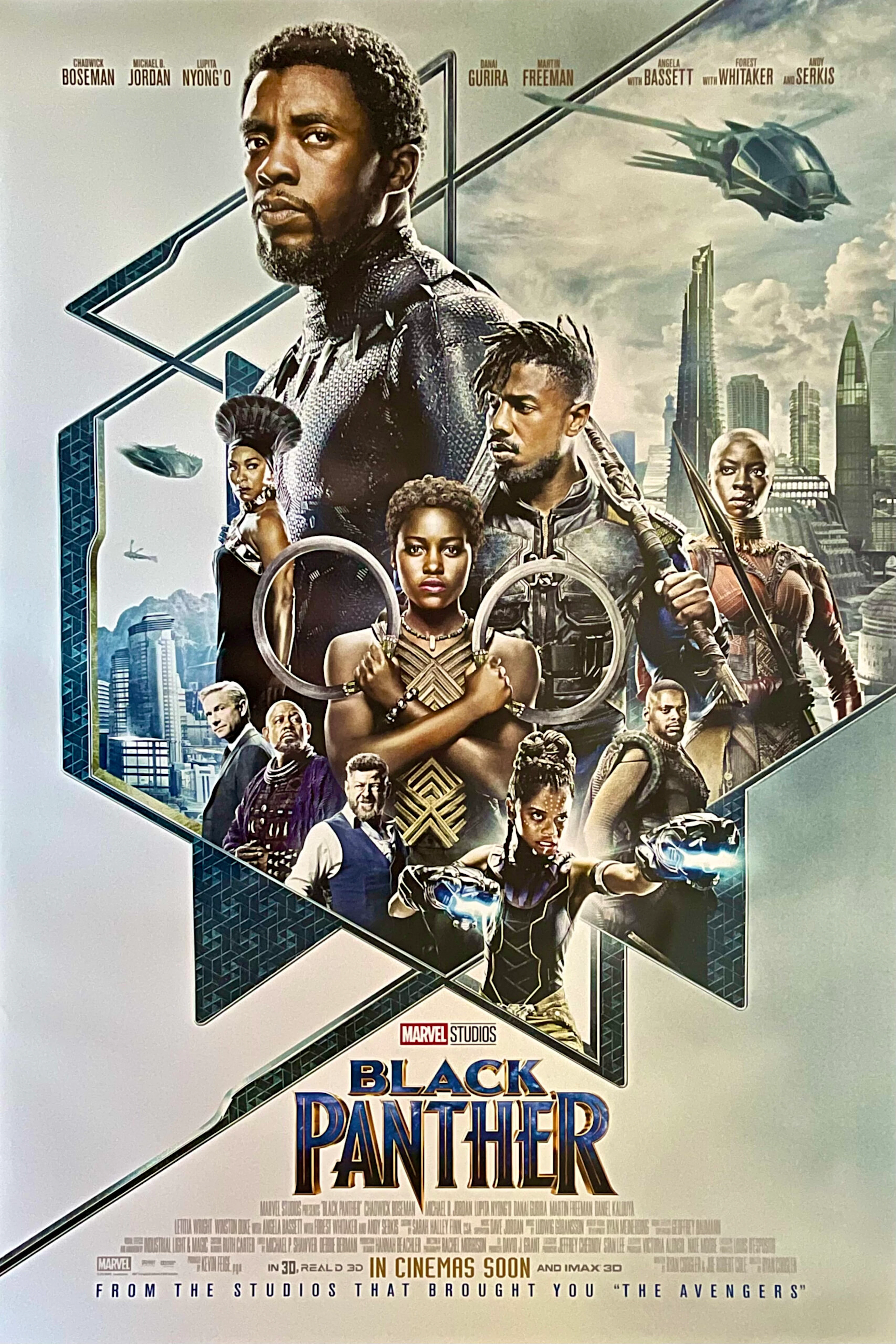 Original Black Panther Movie Poster - T'Challa - Chadwick Boseman