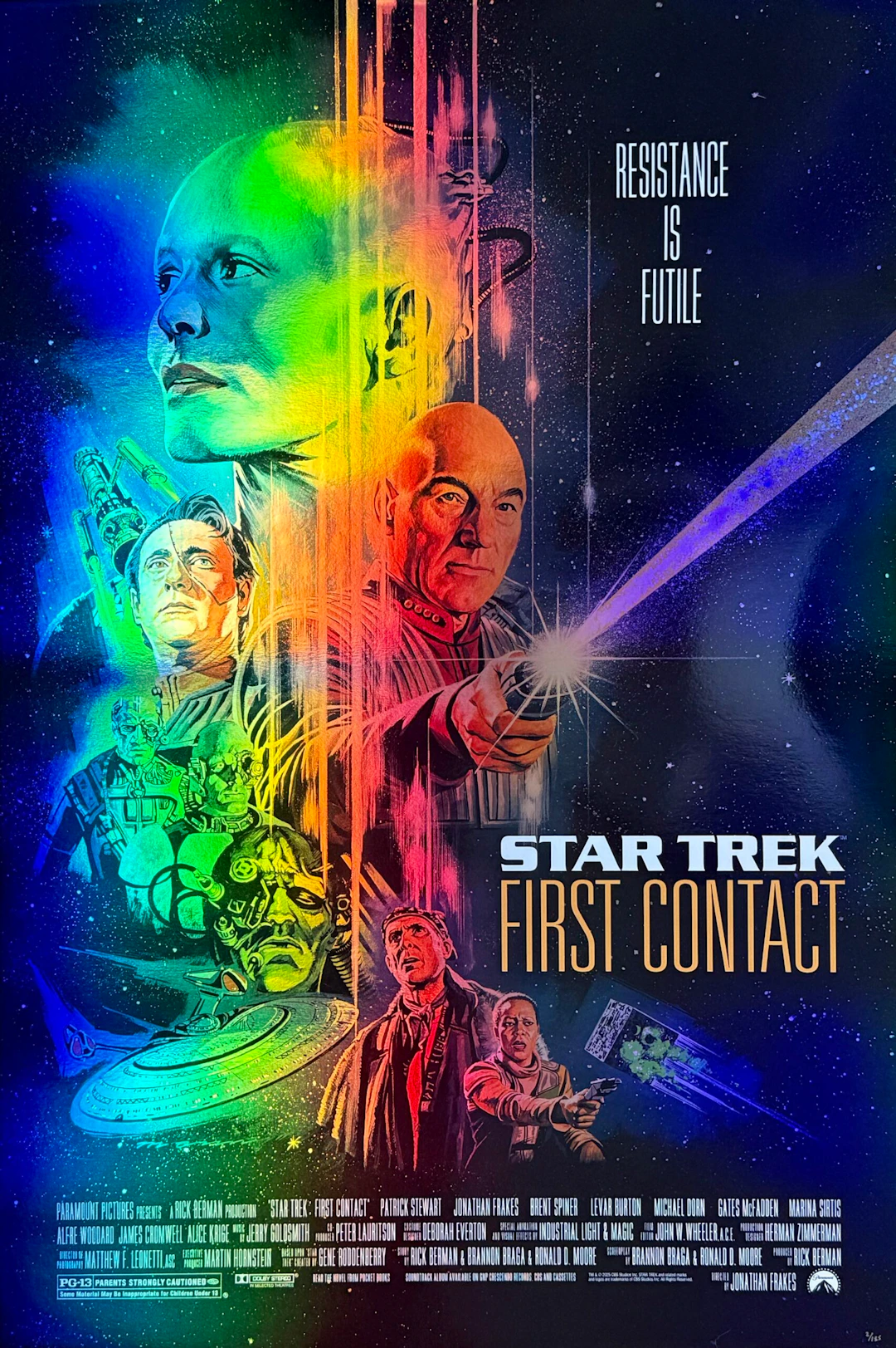 Original Star Trek: First Contact Alternative Movie Poster