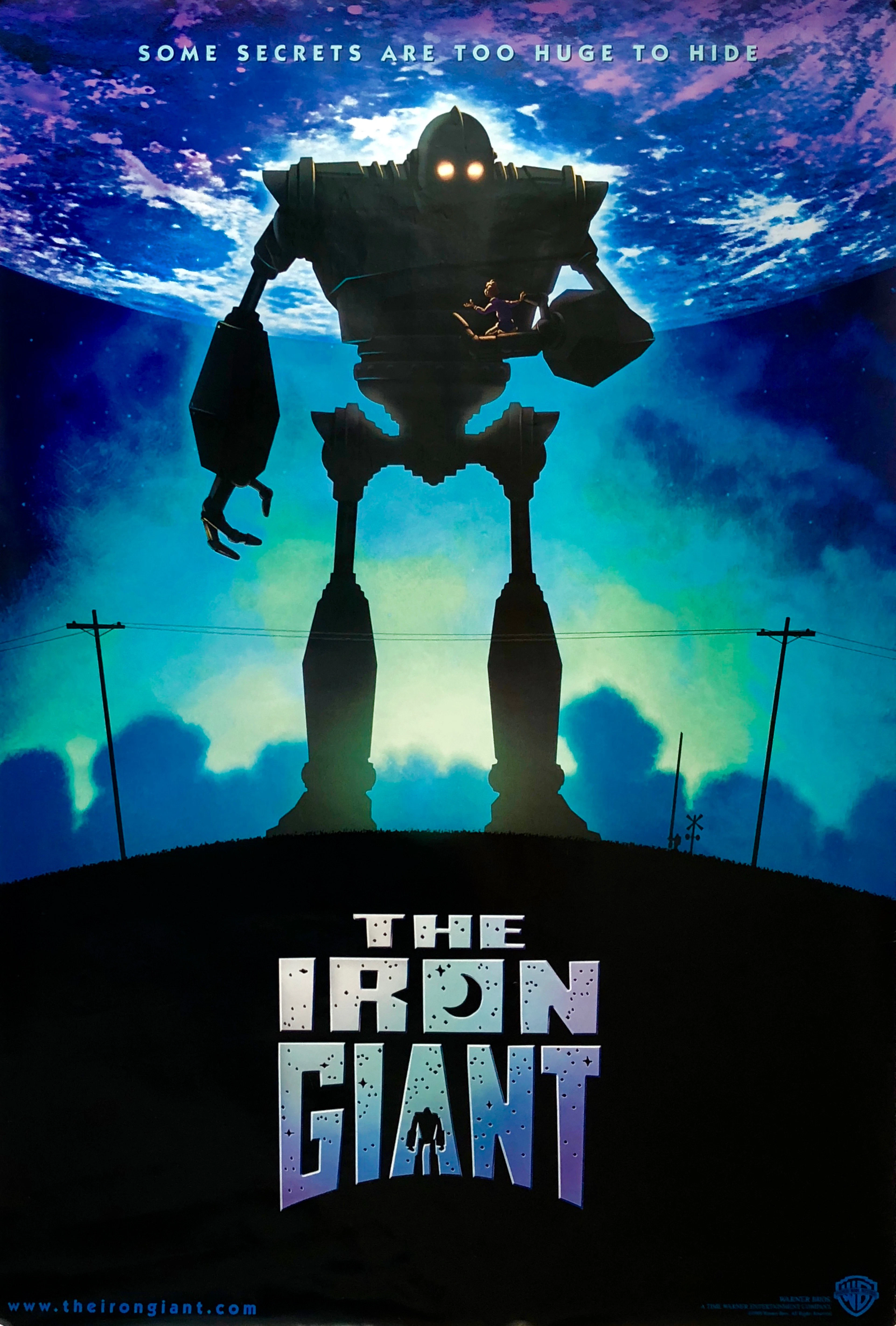 Original The Iron Giant movie poster - Brad Bird - Jennifer Aniston