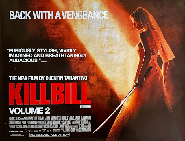 Original Kill Bill: Volume 2 Movie Poster - Quentin Tarantino - Martial Arts