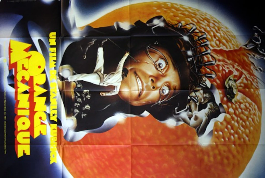 Clockwork Orange - "Orange Mecanique" 1971 (1982 RR) - Vintage Movie Posters