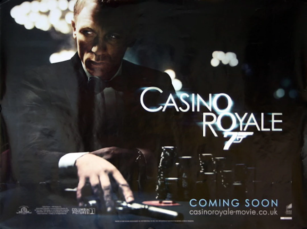 Original James Bond: Casino Royale Movie Poster - Daniel Craig