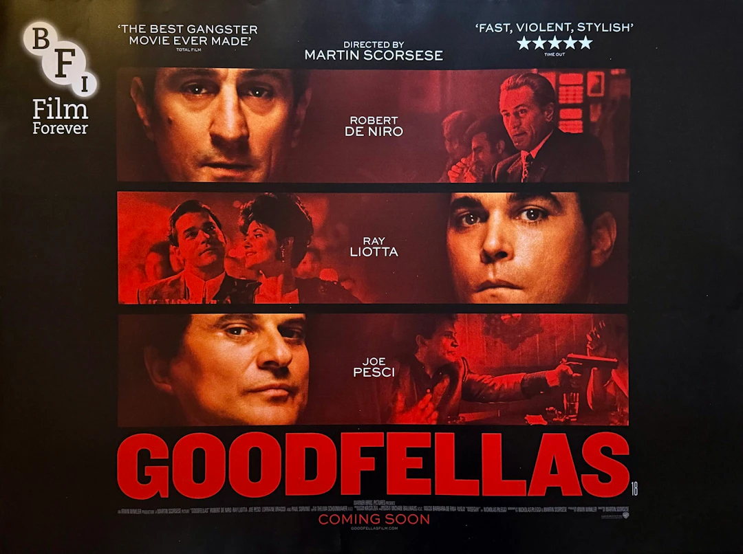 Original Goodfellas Movie Poster - Martin Scorsese - Gangster