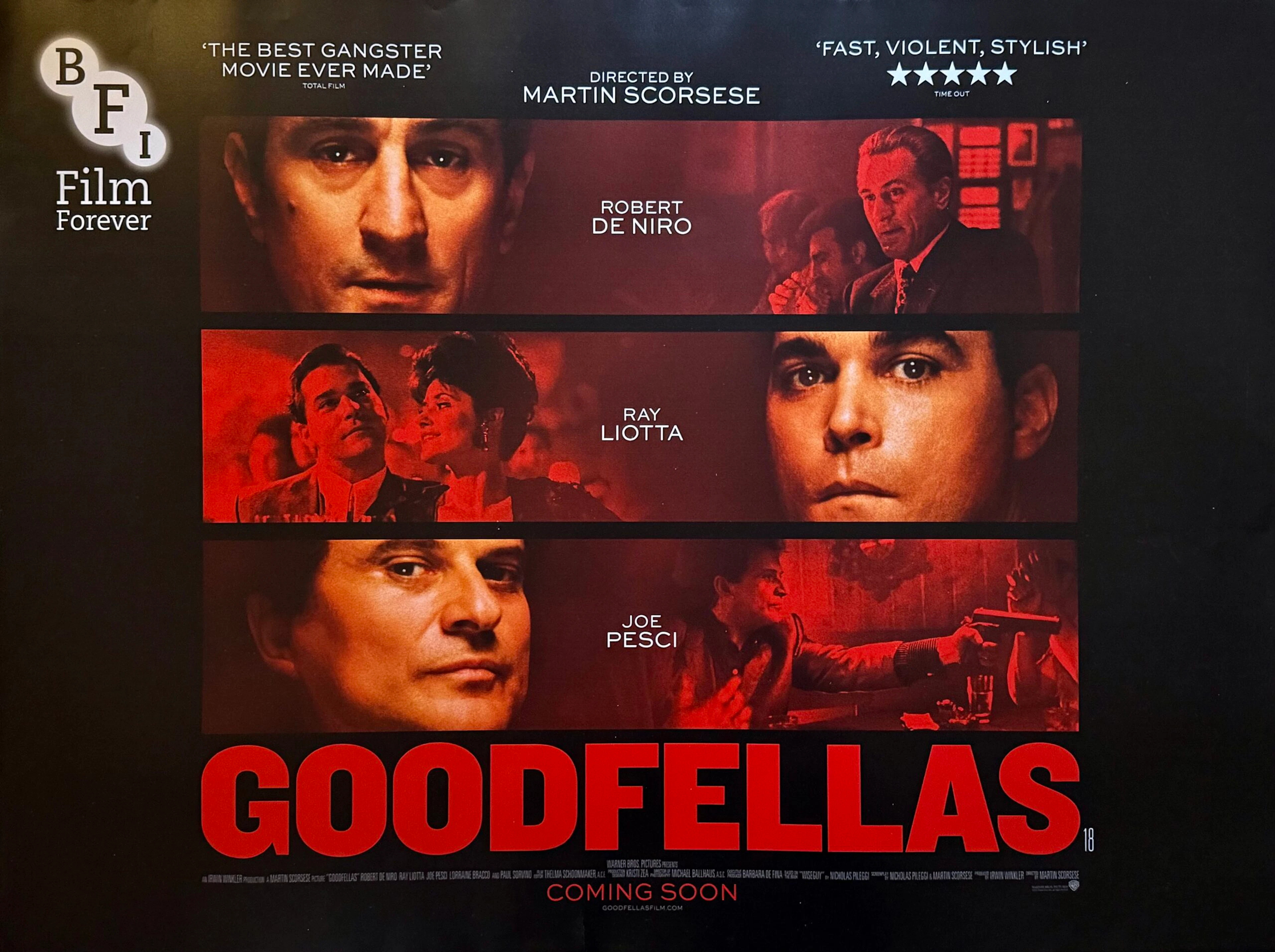 Original Goodfellas Movie Poster - Martin Scorsese - Gangster