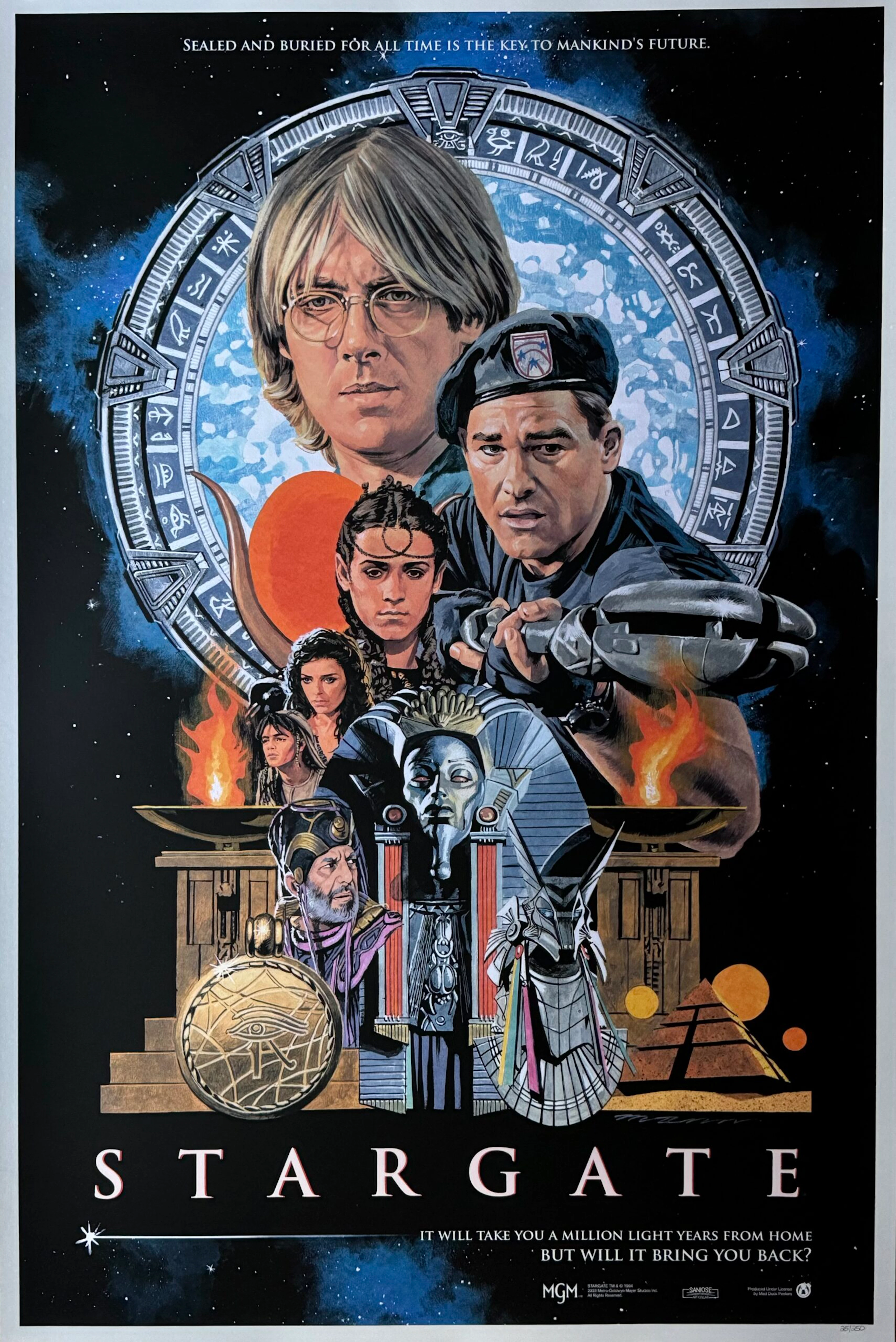 Stargate Alternative Movie Poster - Paul Mann - Kurt Russell