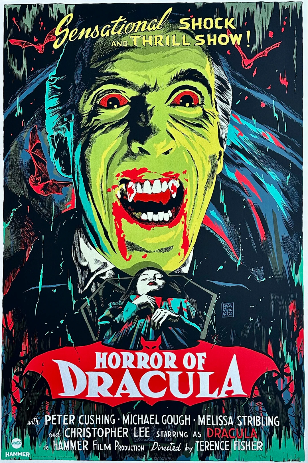 Horror of Dracula Alternative Movie Poster - Francesco Francavilla
