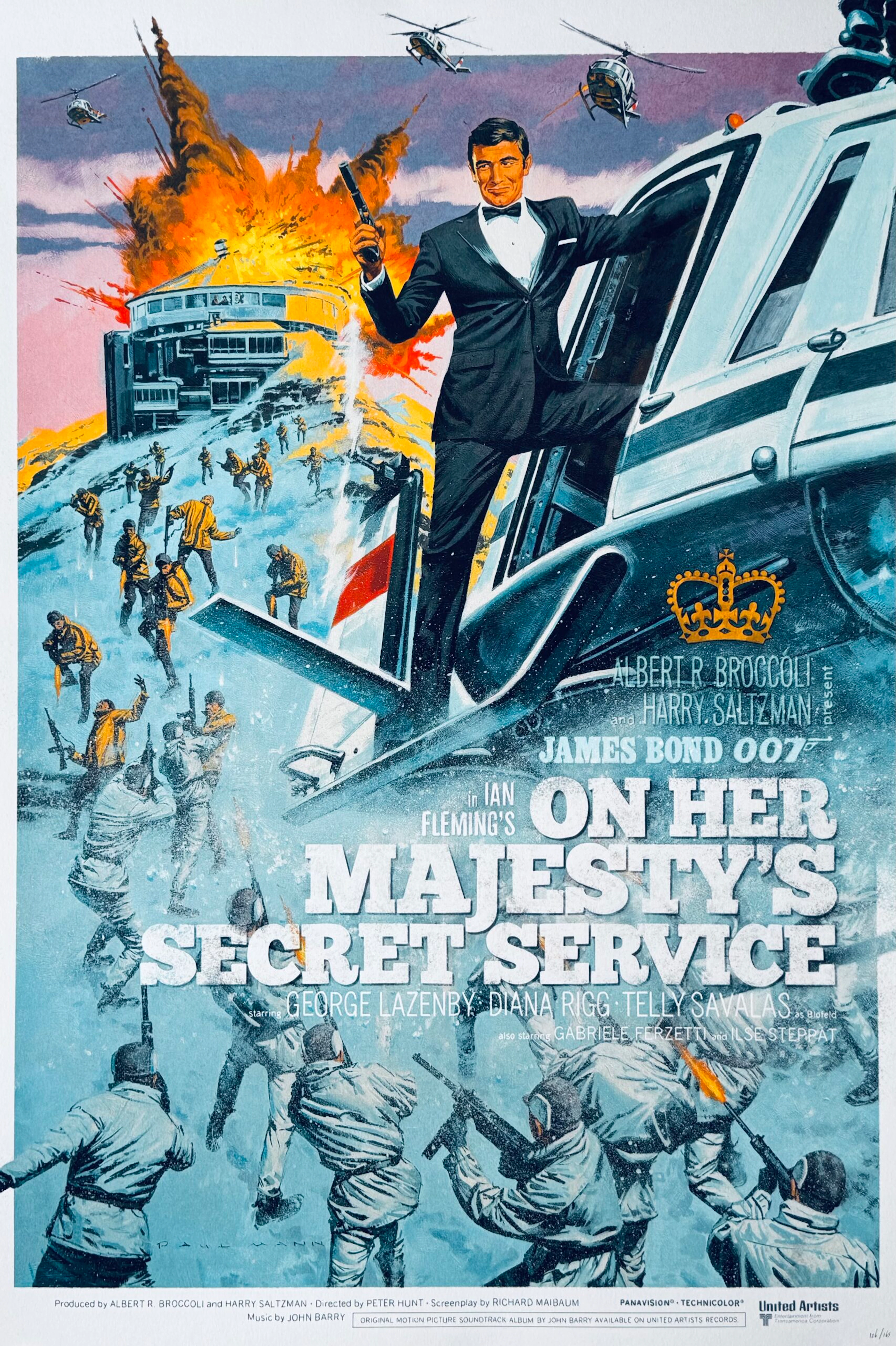 On Her Majesty's Secret Service Alternative Movie Poster - 007