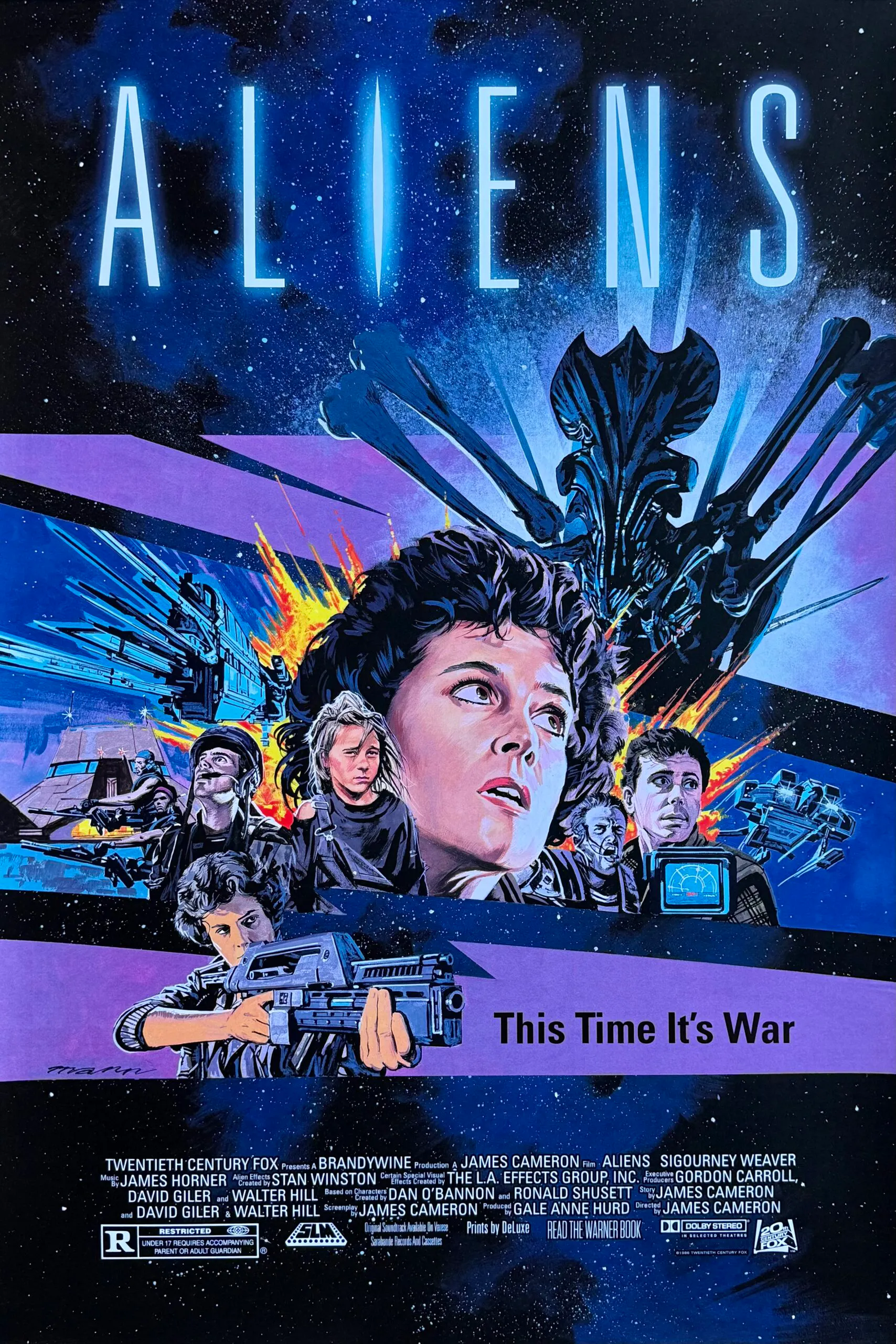 ALIENS Alternative Movie Poster - James Cameron - Ripley | Barnebys