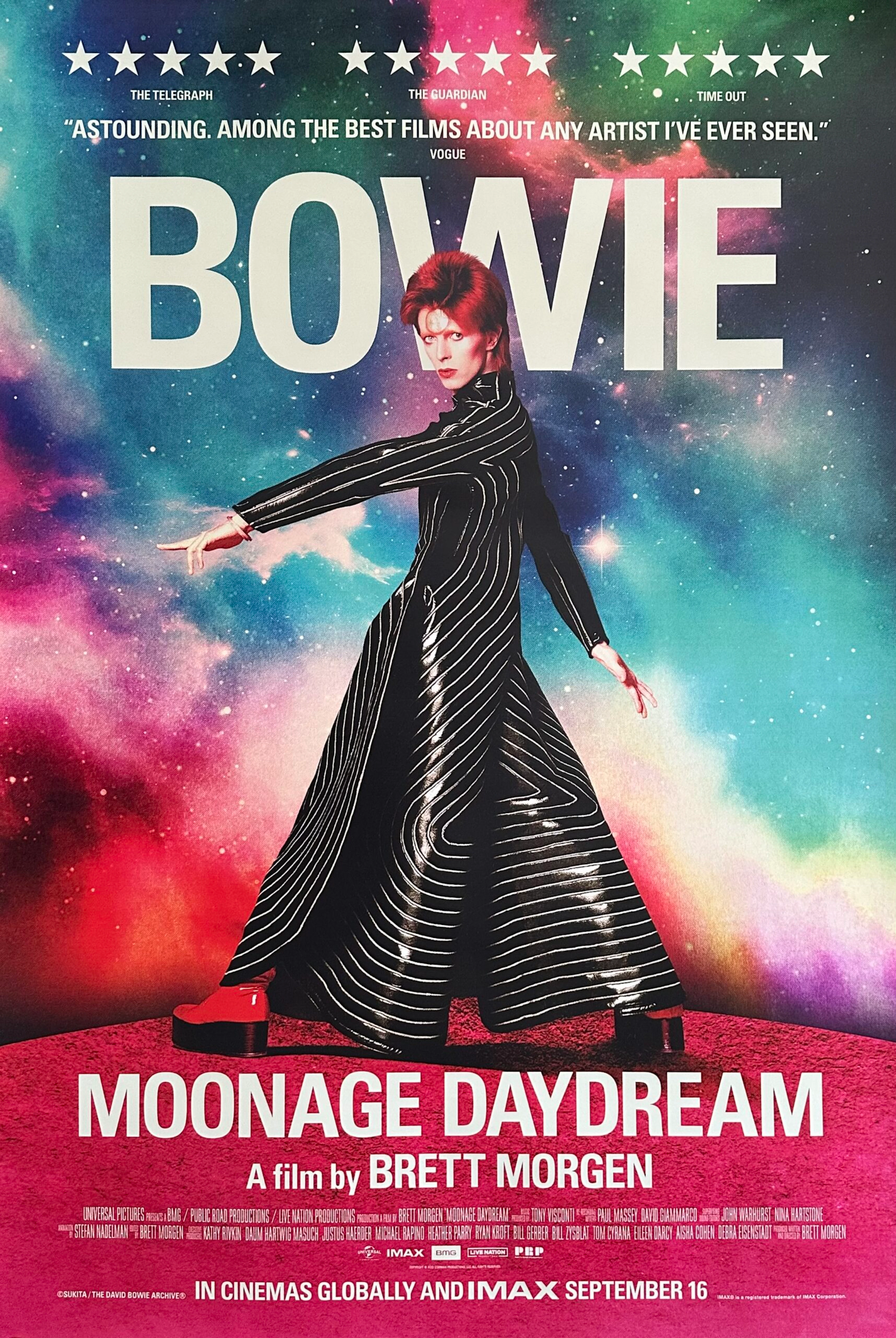 Original Moonage Daydream Movie Poster - David Bowie - Brett Morgen