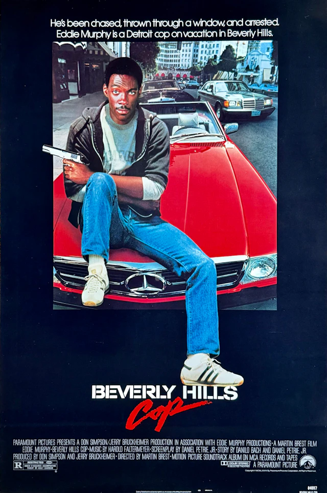 Original Beverly HIlls Cop Movie Poster - Eddie Murphy