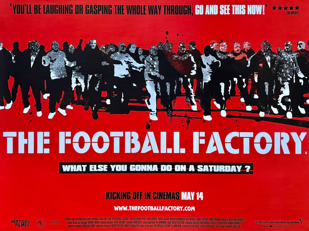 Original The Football Factory Movie Poster - Danny Dyer