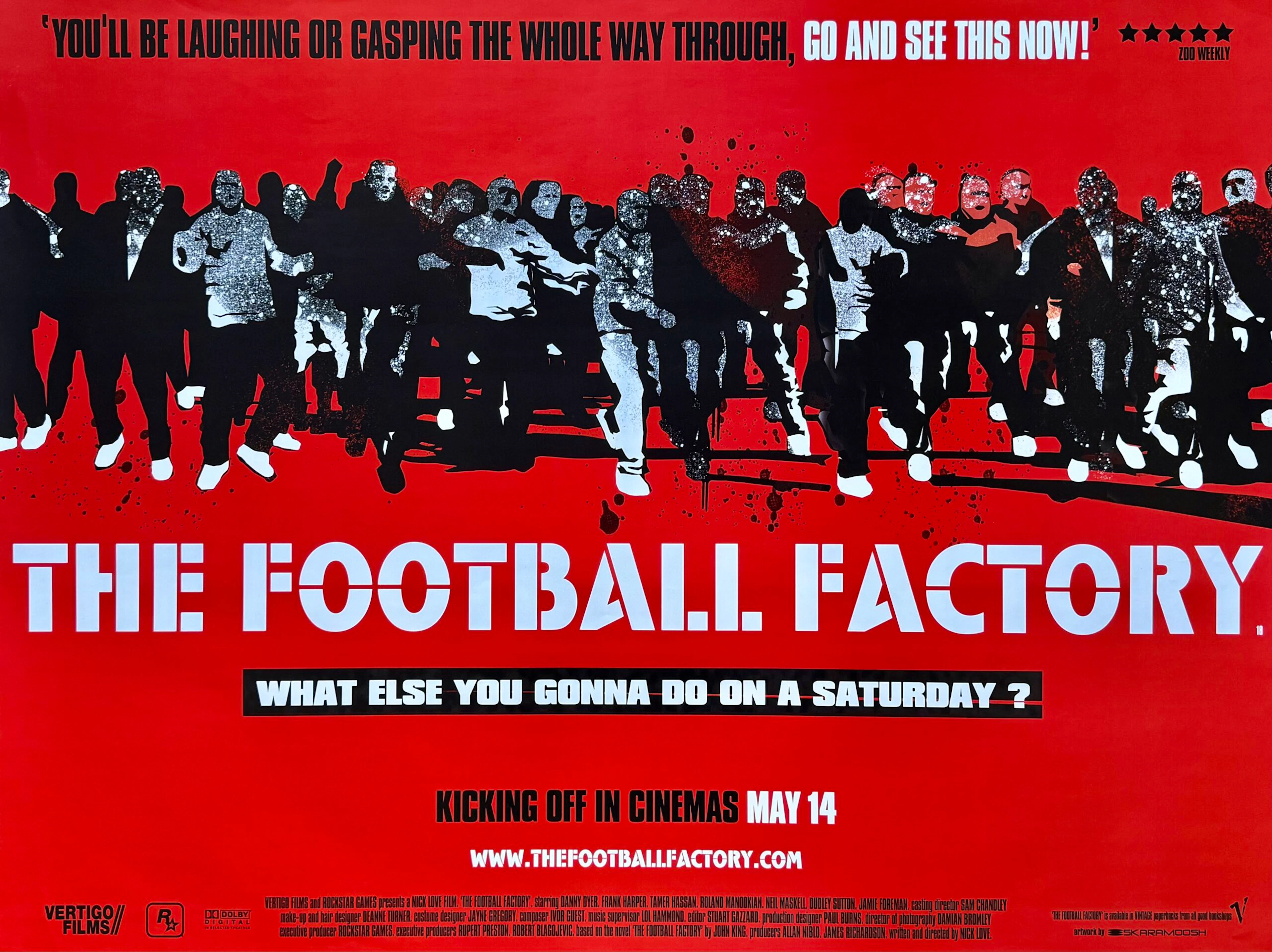 Original The Football Factory Movie Poster - Danny Dyer