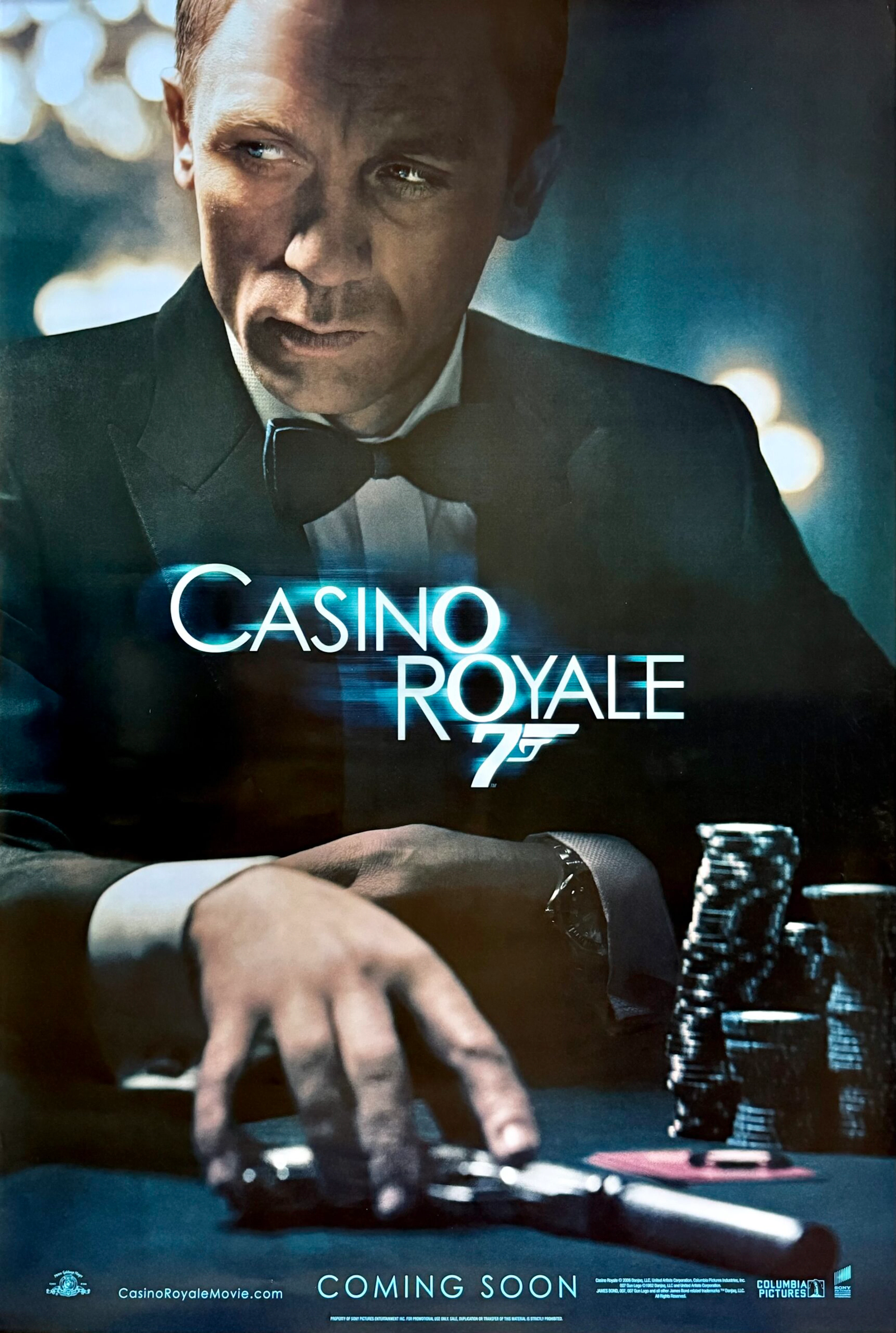 Original James Bond: Casino Royale Movie Poster - Daniel Craig