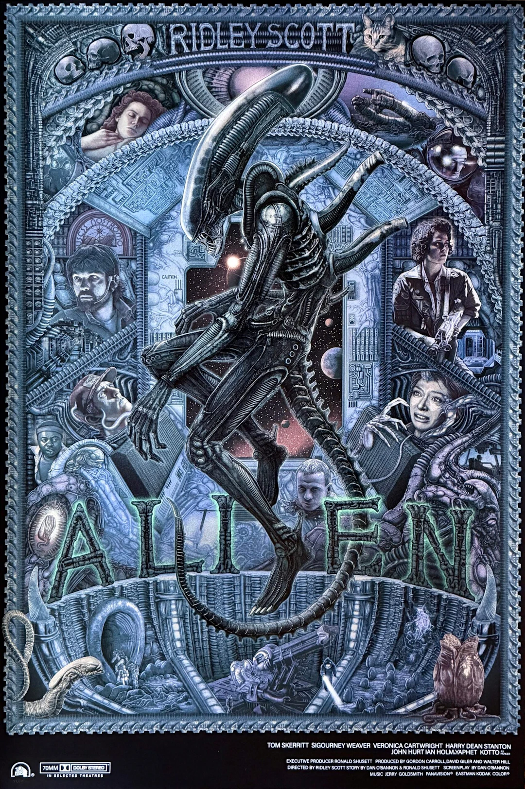 Alien Alternative Movie Poster - Ridley Scott - Sigourney Weaver