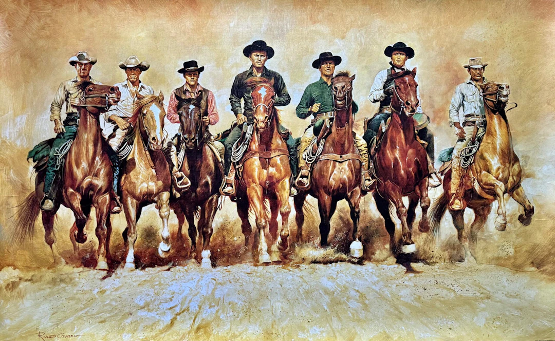 The Magnificent Seven Movie Poster - Renato Casaro