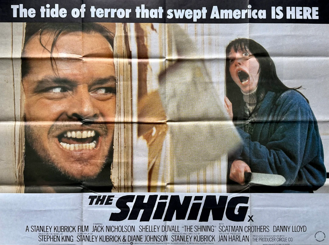 Original The Shining Movie Poster - Stanley Kubrick - Horror