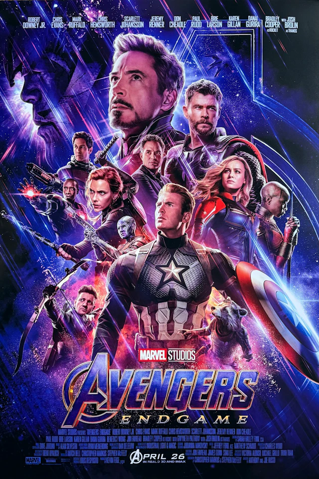 Original Avengers: Endgame Movie Poster - Robert Downey Jr.