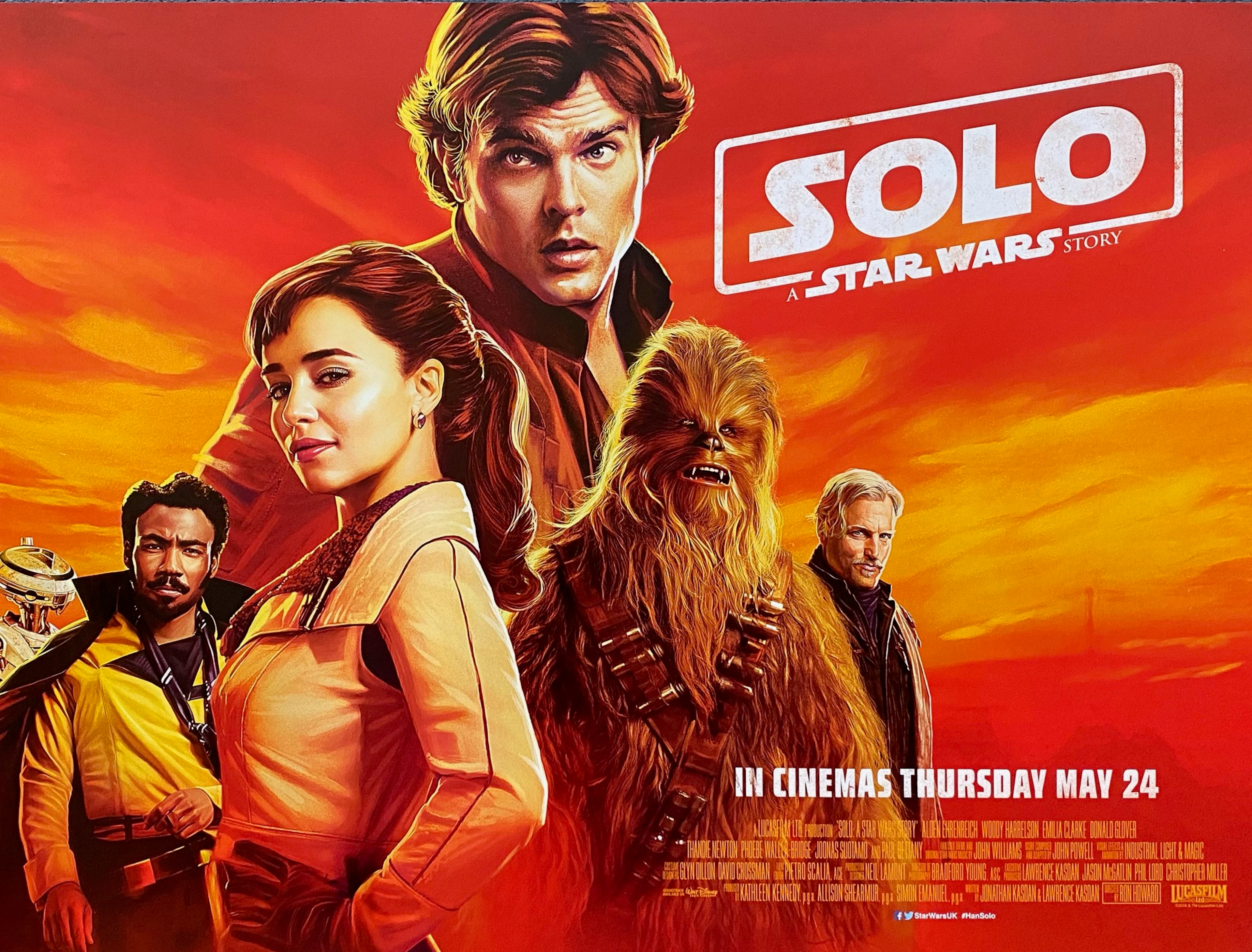 Original Solo: A Star Wars Story Movie Poster - Han Solo - Chewbacca