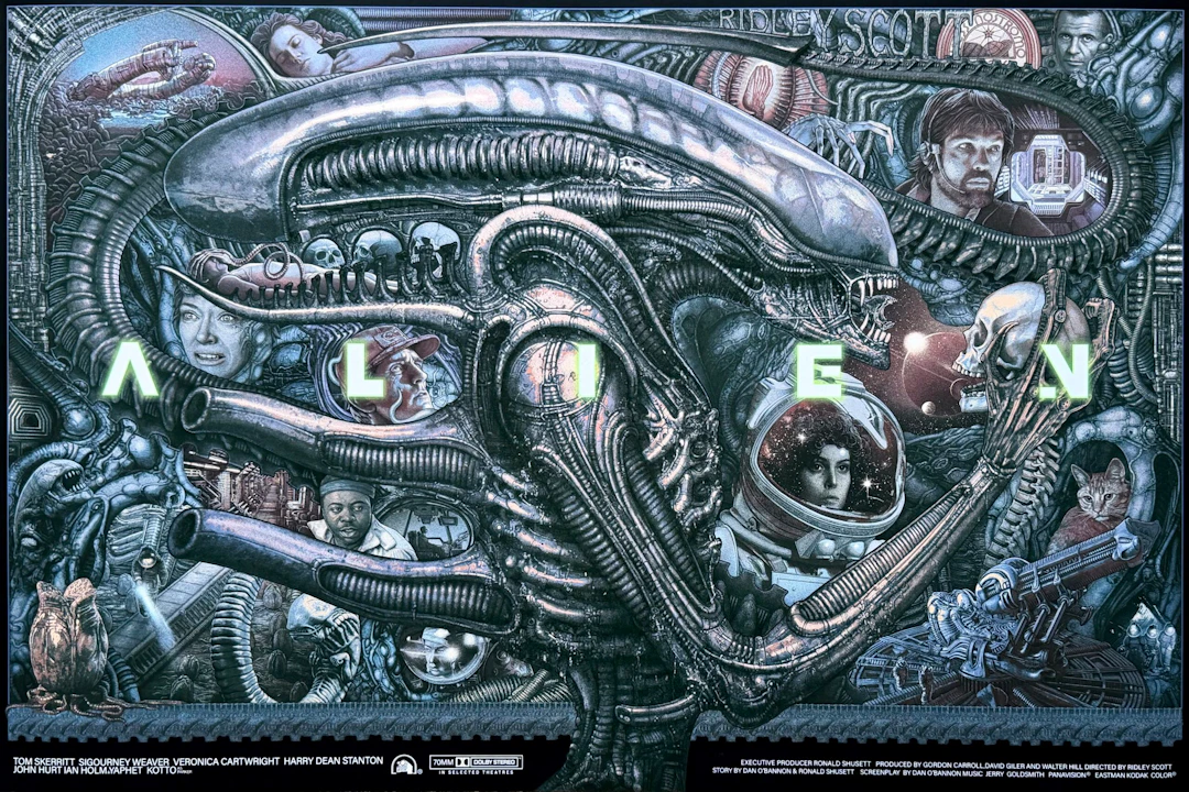 Alien Alternative Movie Poster - Ridley Scott - Sigourney Weaver